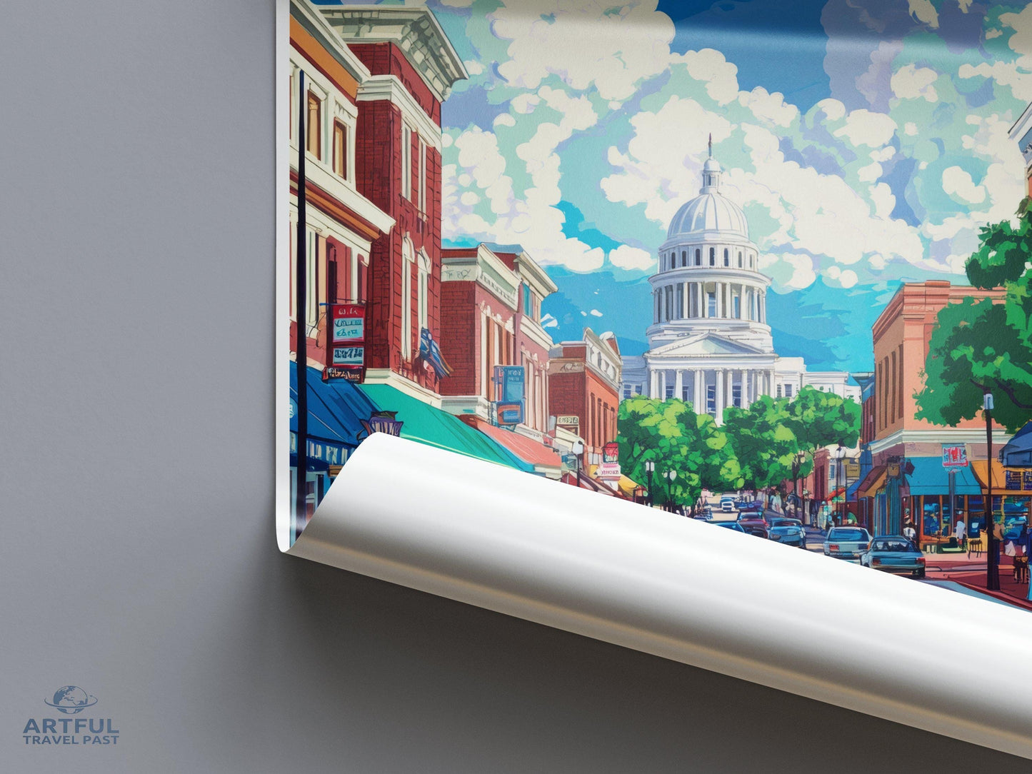 Montgomery Poster - Alabama Wall Art