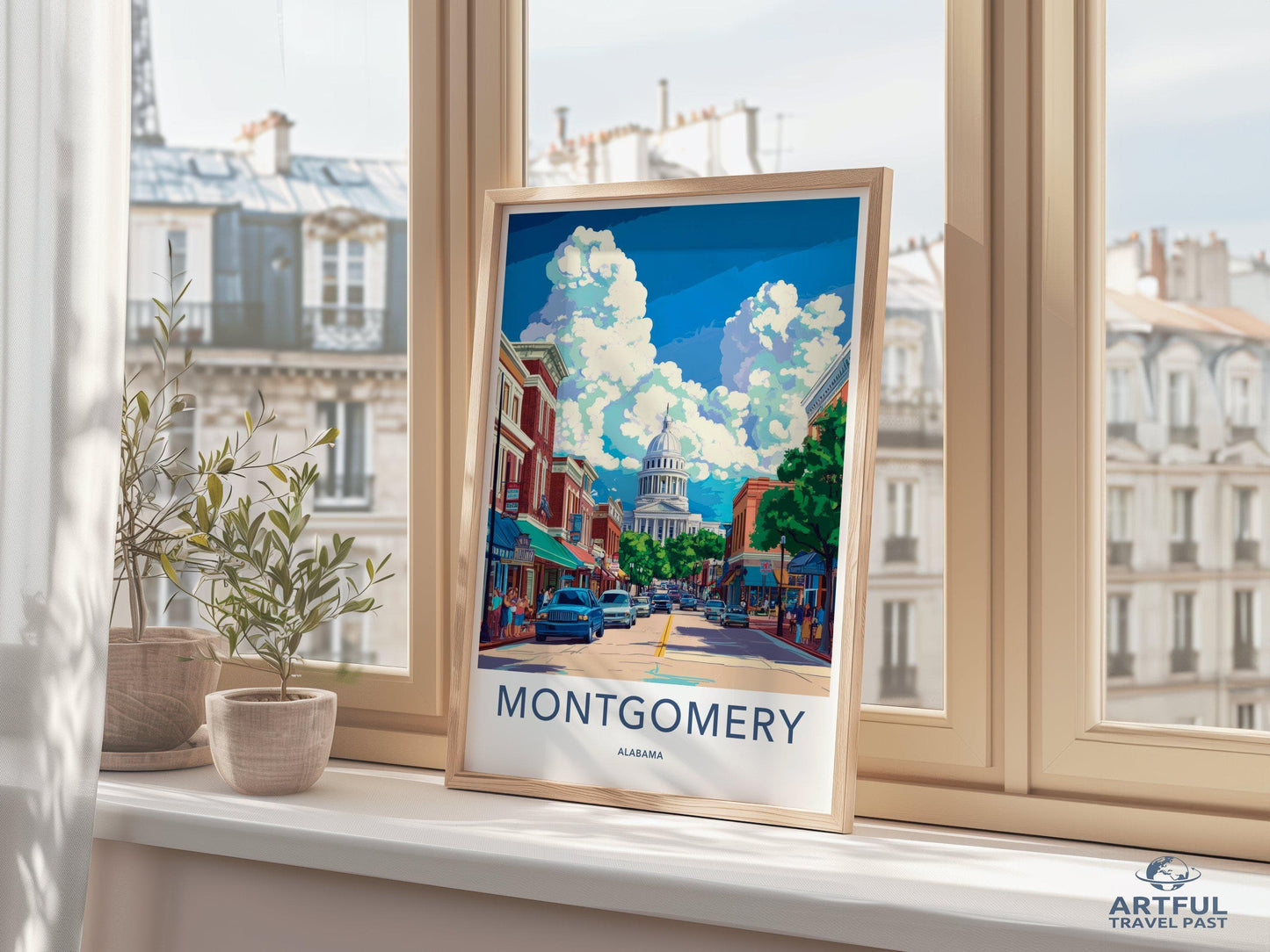 Montgomery Poster - Alabama Wall Art