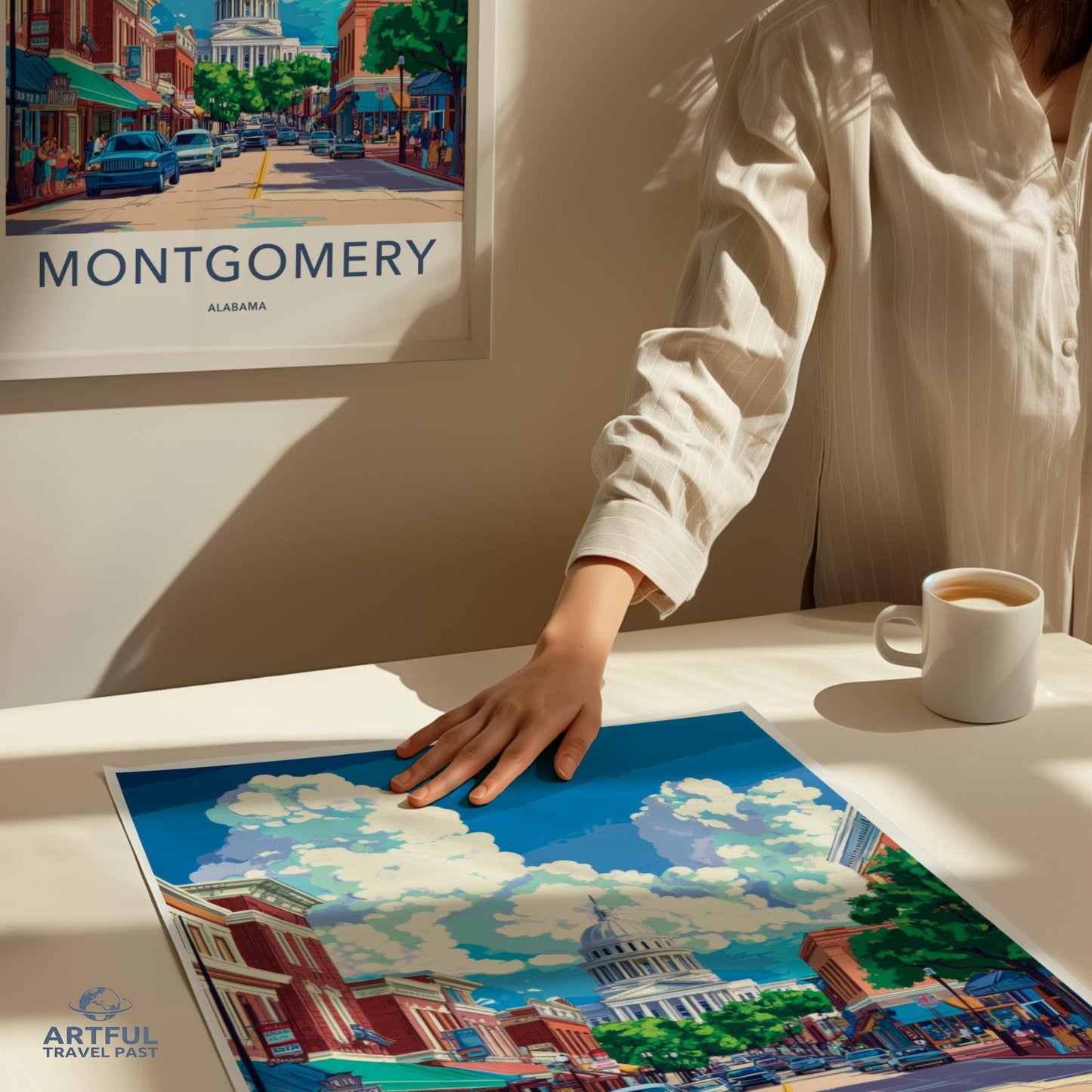Montgomery Poster - Alabama Wall Art