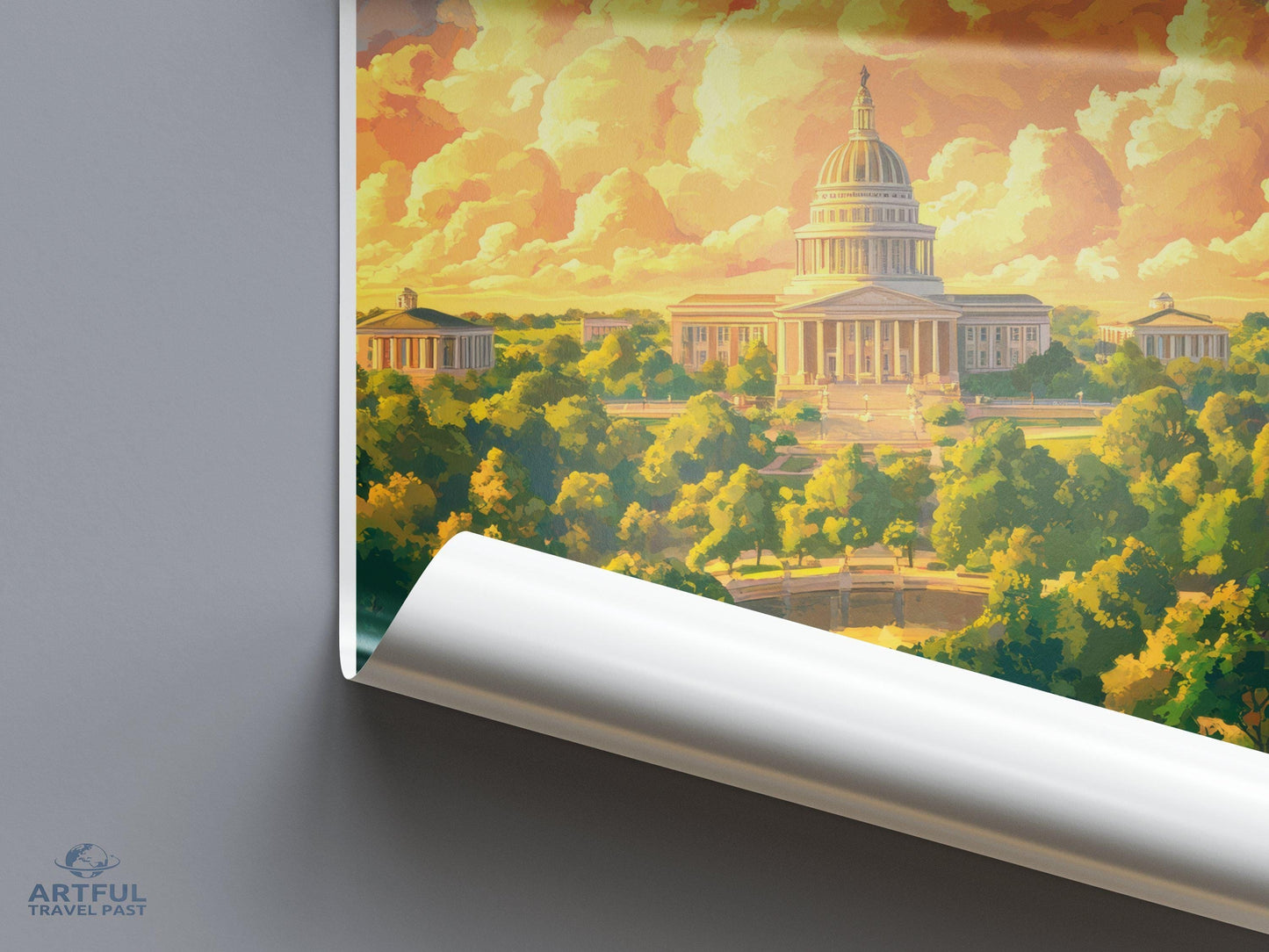 Montgomery Poster - Alabama Wall Art