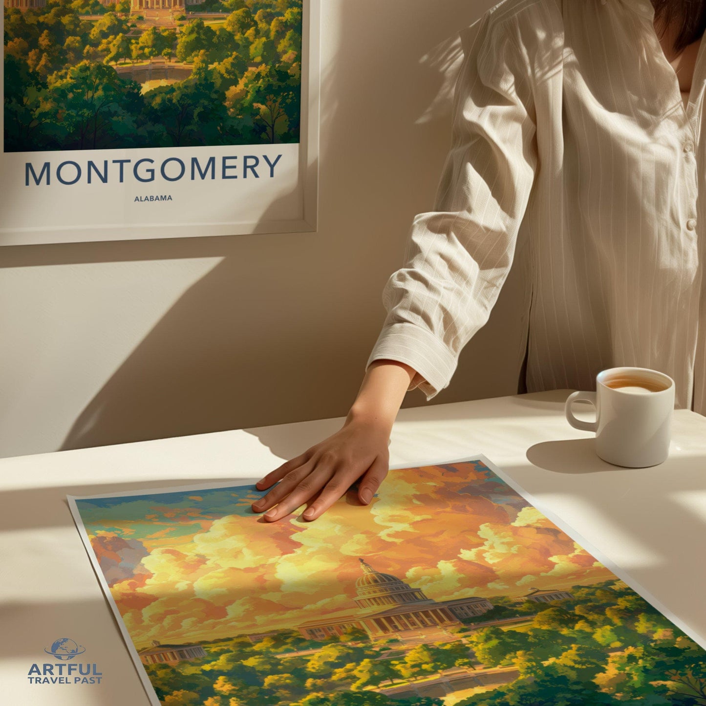 Montgomery Poster - Alabama Wall Art