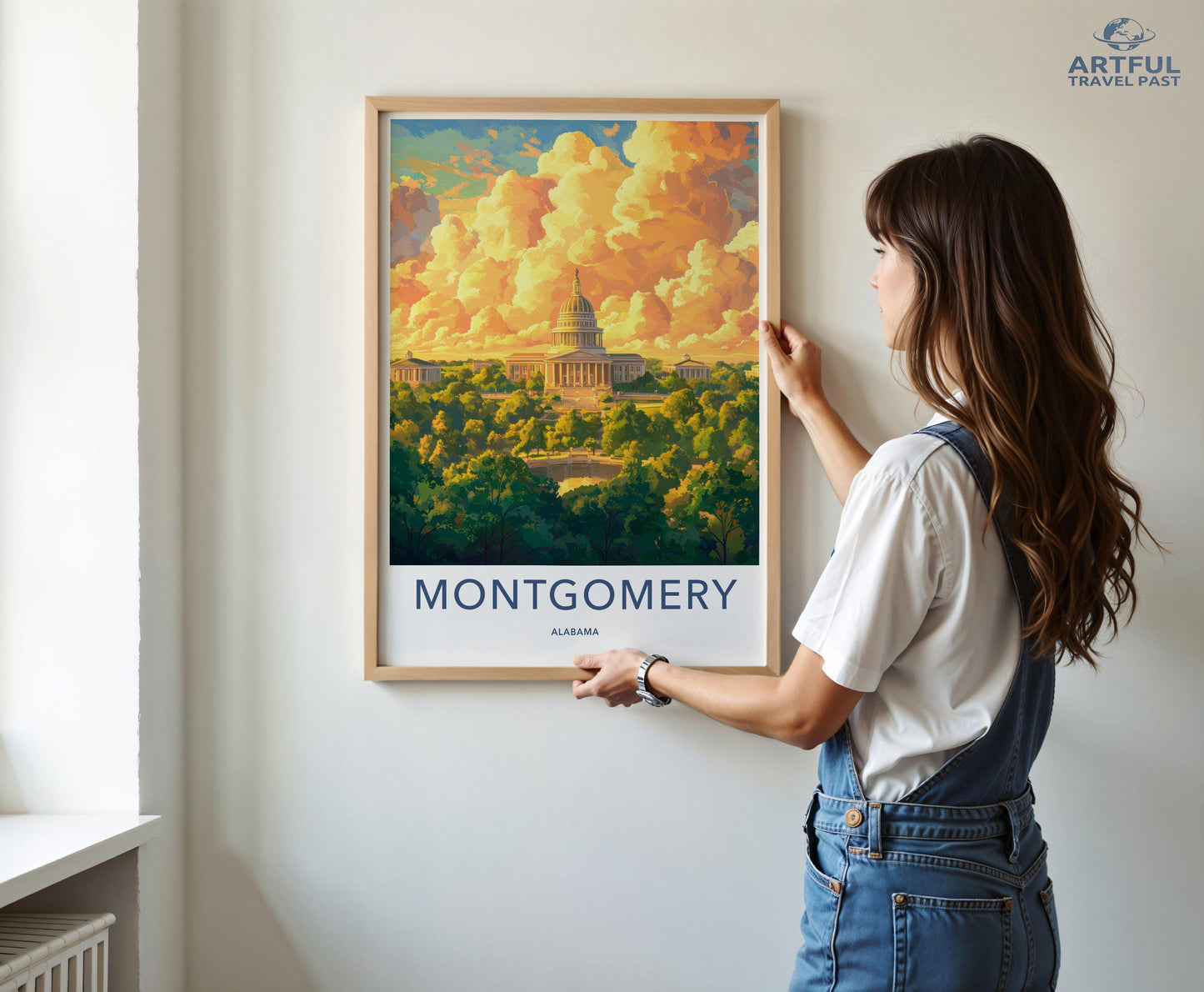 Montgomery Poster - Alabama Wall Art