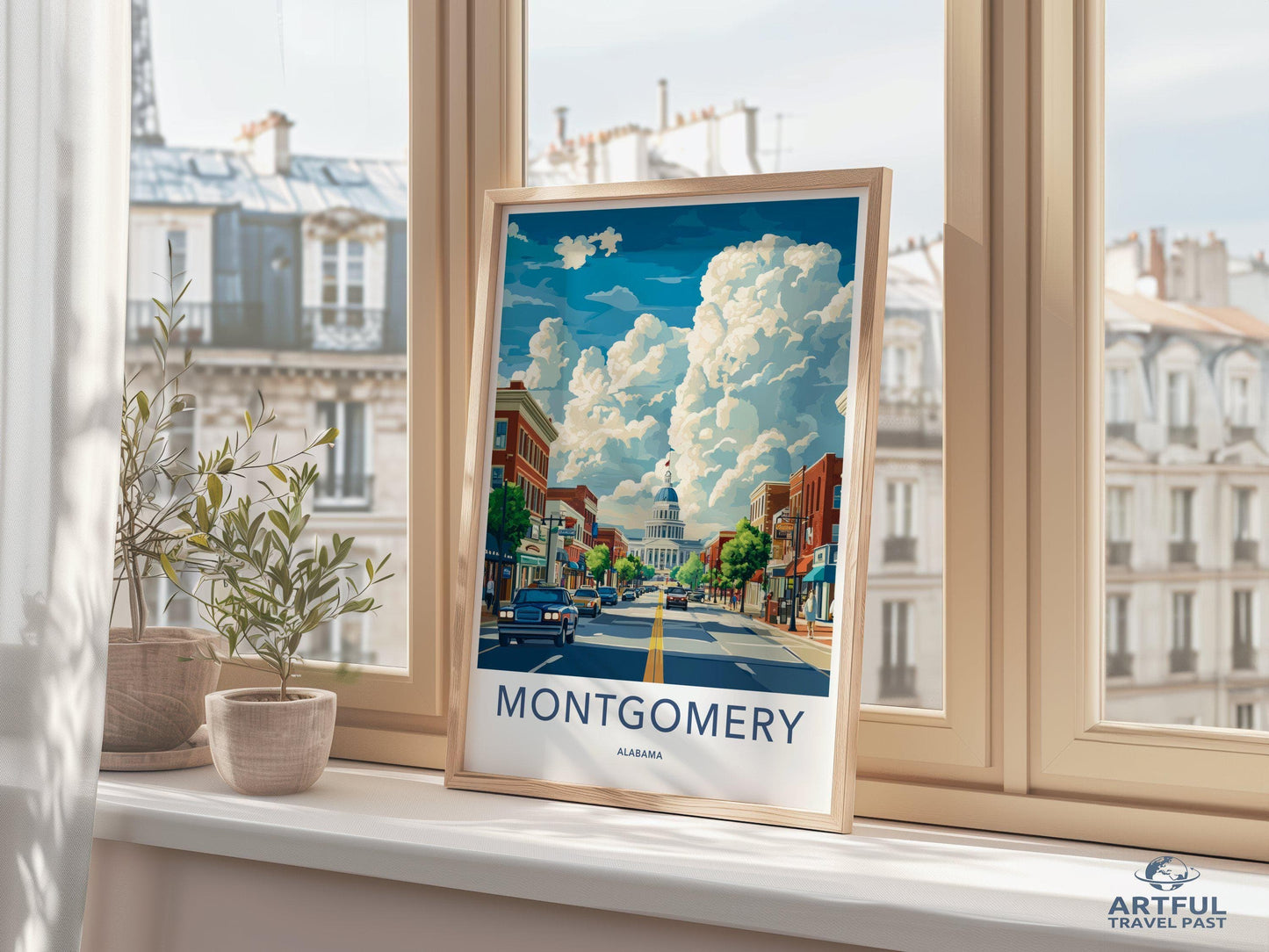 Montgomery Poster - Alabama Wall Art