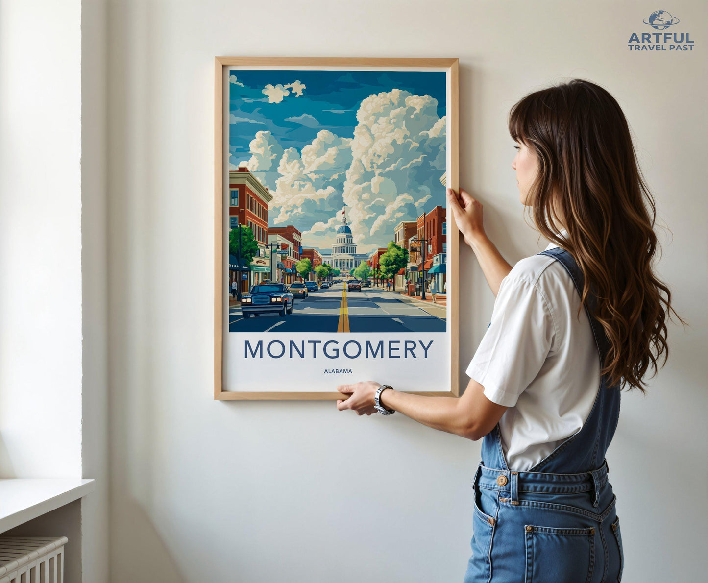 Montgomery Poster - Alabama Wall Art