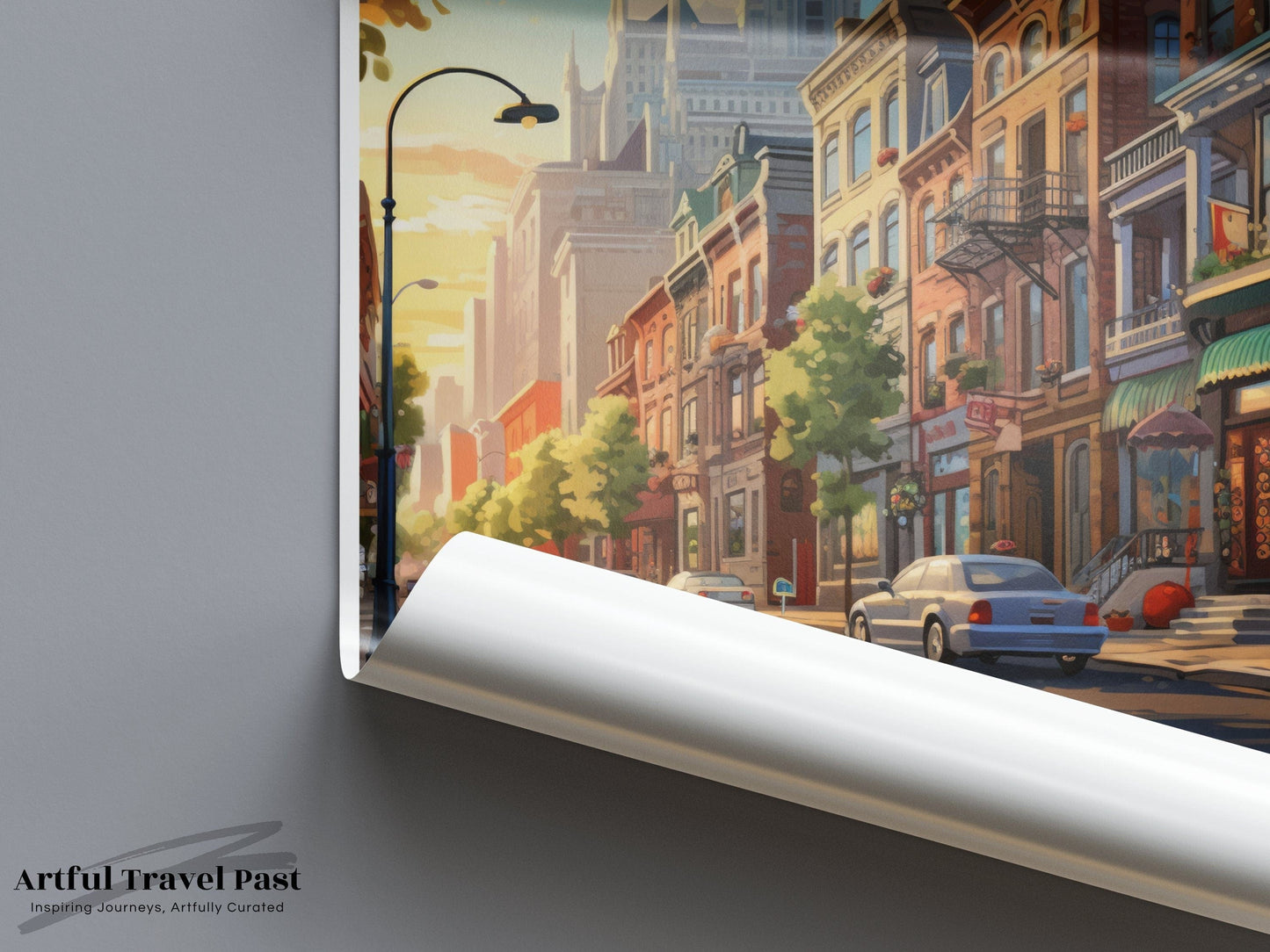 Montreal Poster | Canada Wall Art | North America Decor