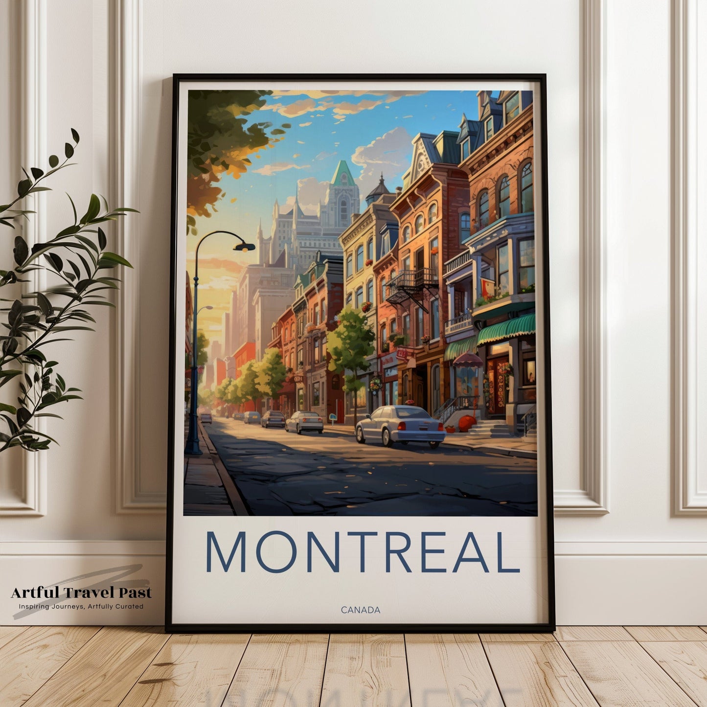 Montreal Poster | Canada Wall Art | North America Decor