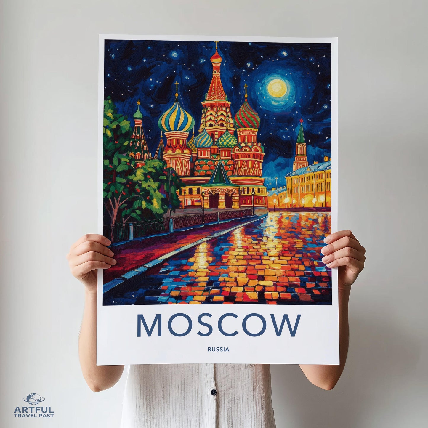 Moscow Poster - Russia Wall Art
