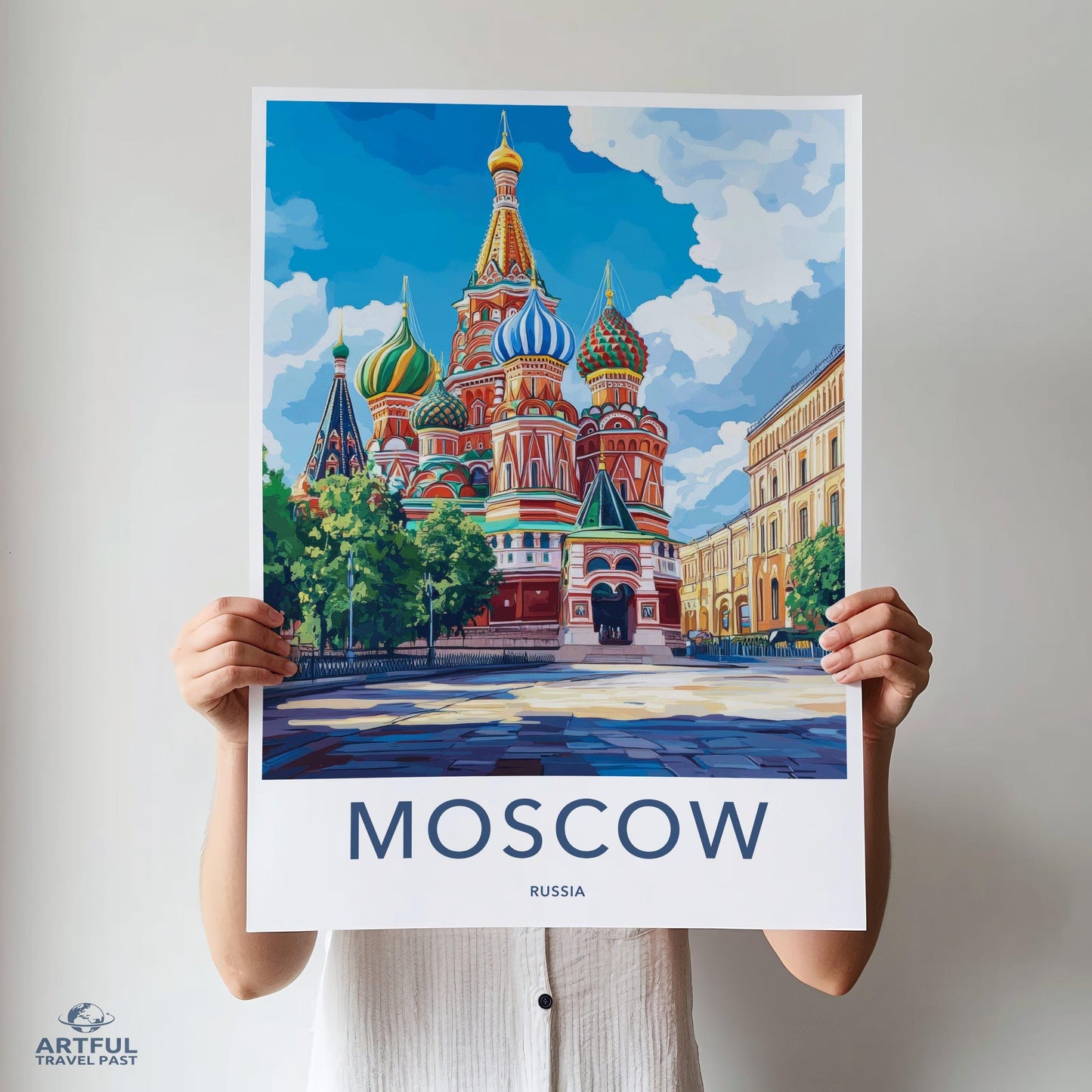Moscow Poster - Russia Wall Art