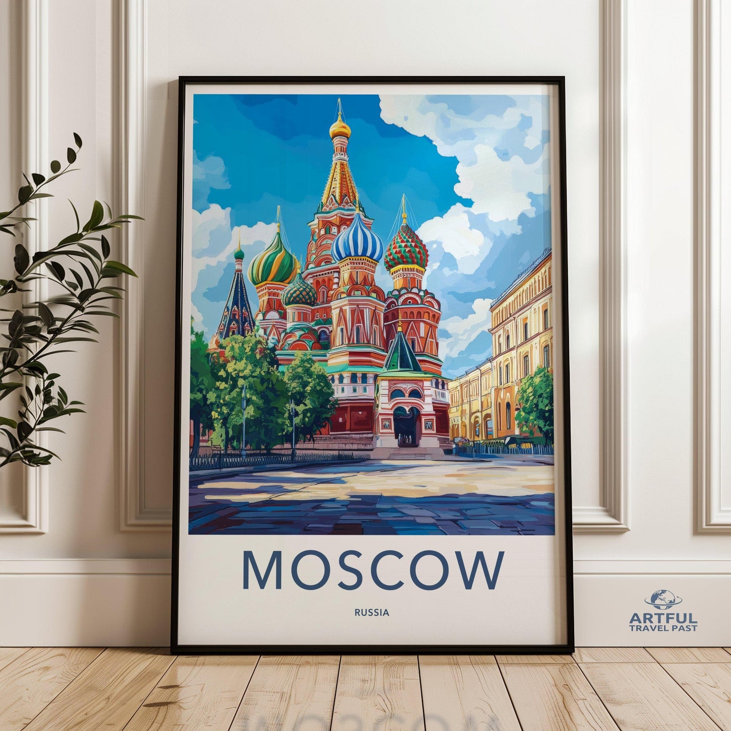 Moscow Poster - Russia Wall Art
