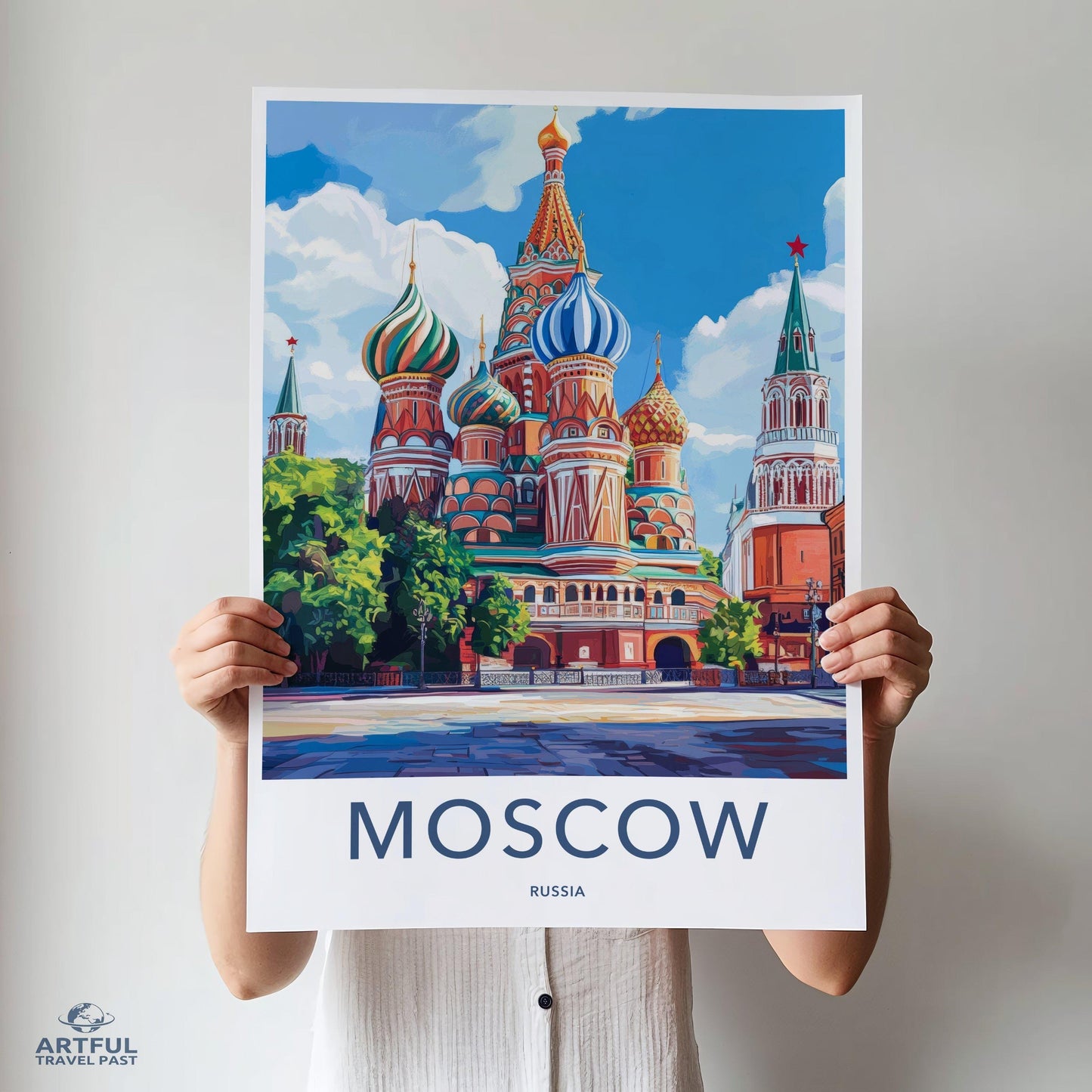 Moscow Poster - Russia Wall Art