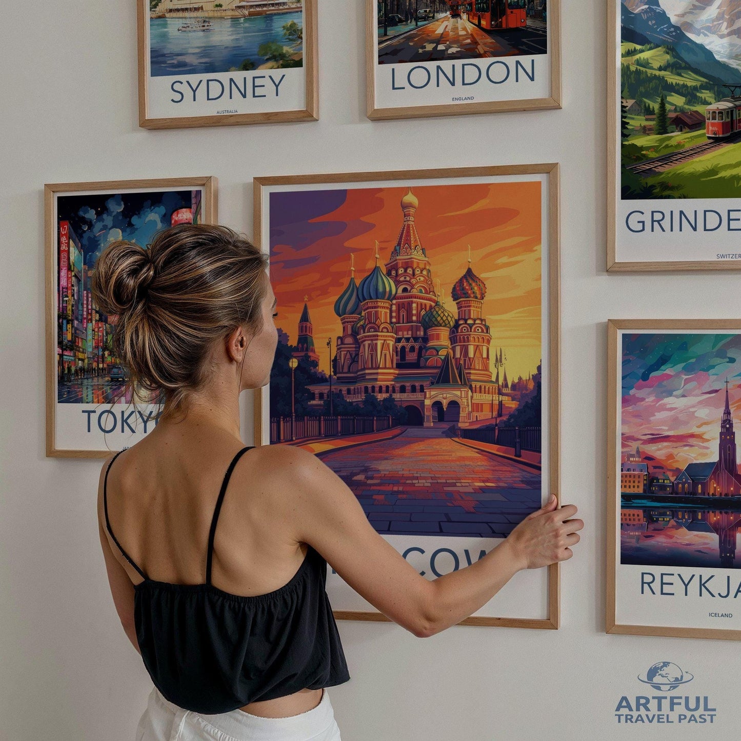 Moscow Poster | Russia Wall Art | Eastern Europe