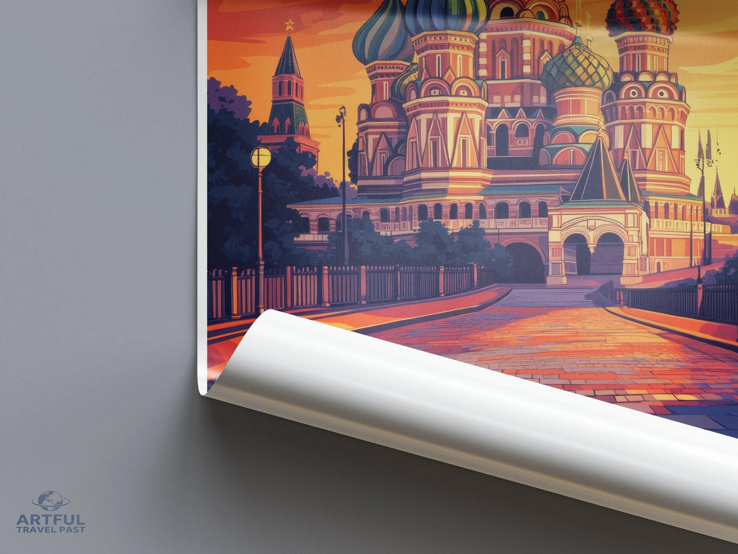 Moscow Poster | Russia Wall Art | Eastern Europe