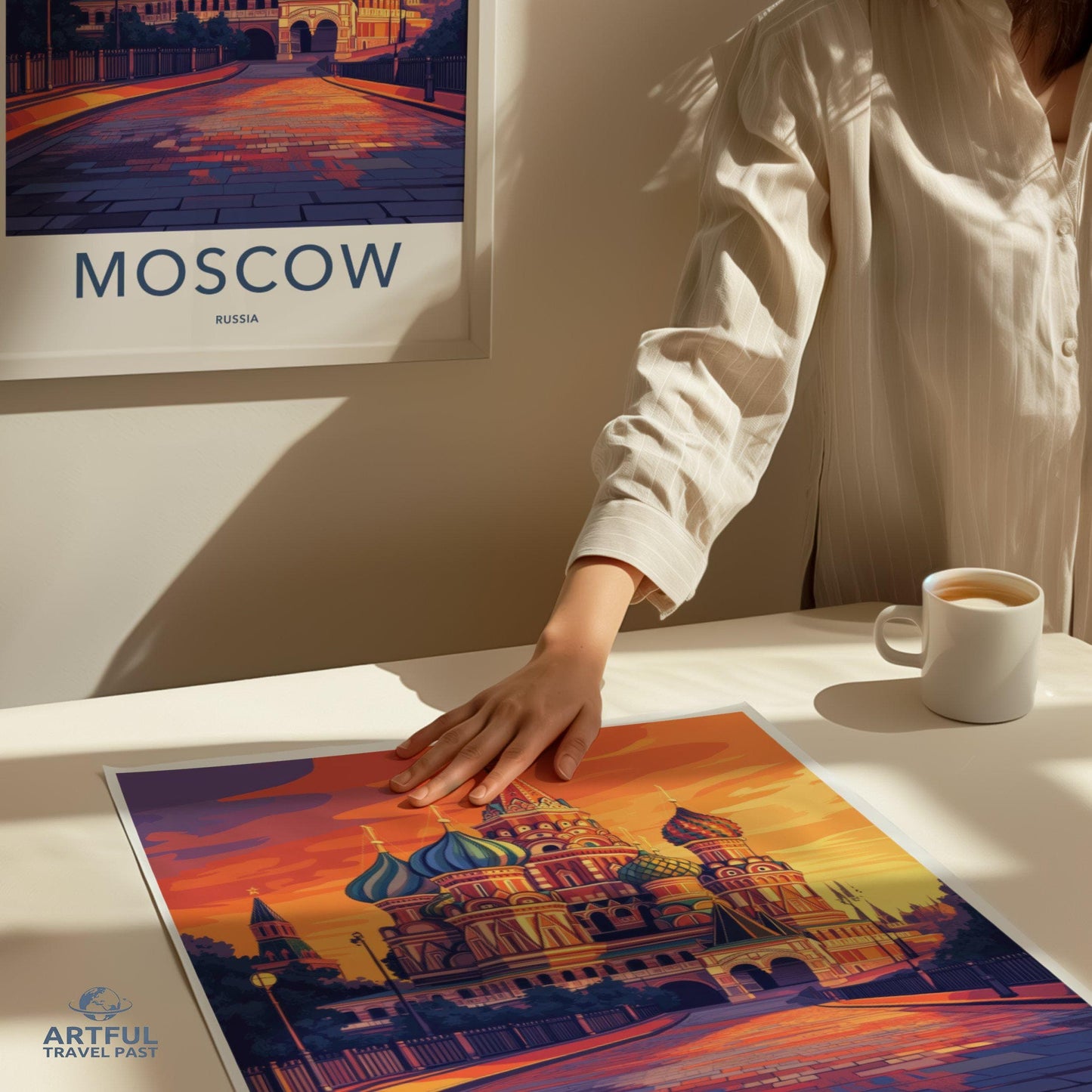 Moscow Poster | Russia Wall Art | Eastern Europe