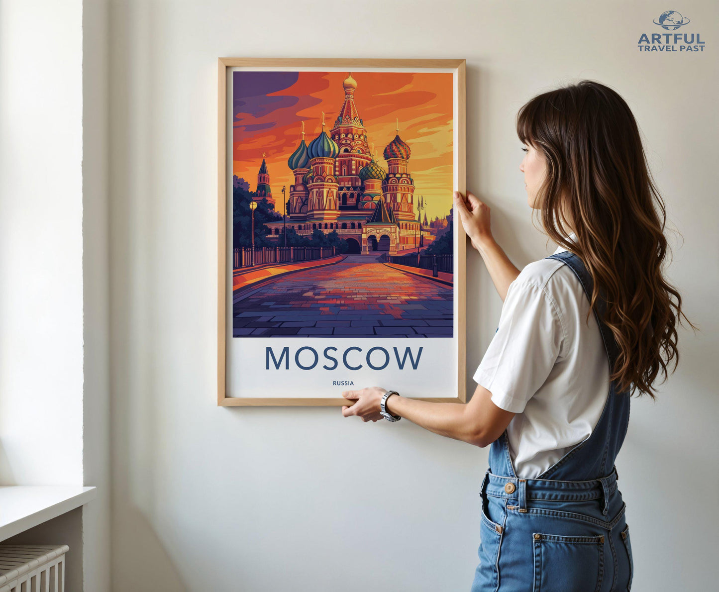 Moscow Poster | Russia Wall Art | Eastern Europe