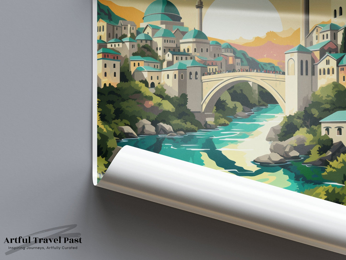 Mostar Poster - Bosnia and Herzegovina