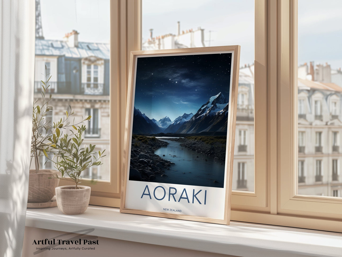 Mount Aoraki Poster - New Zealand Wall Art