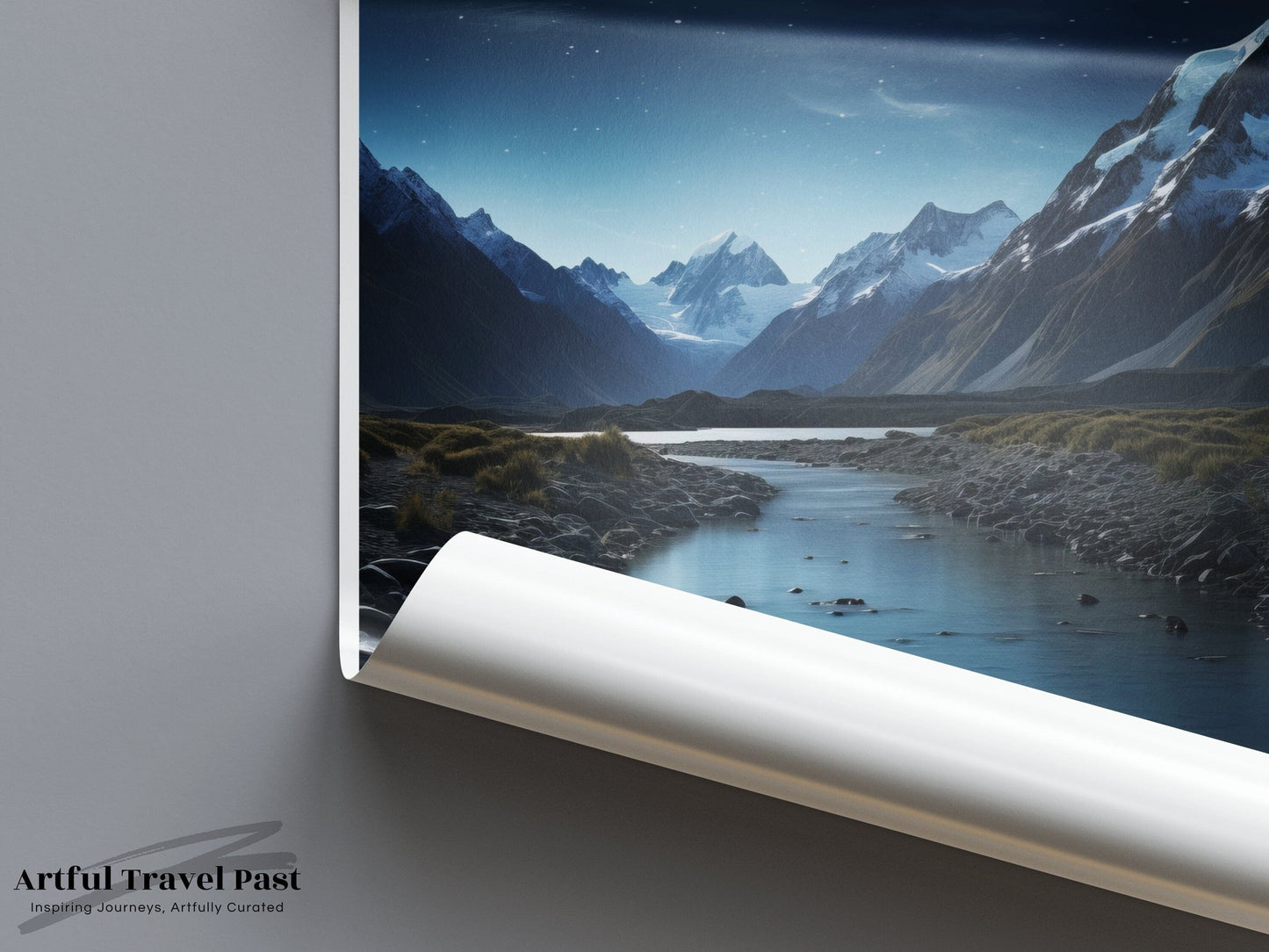 Mount Aoraki Poster - New Zealand Wall Art