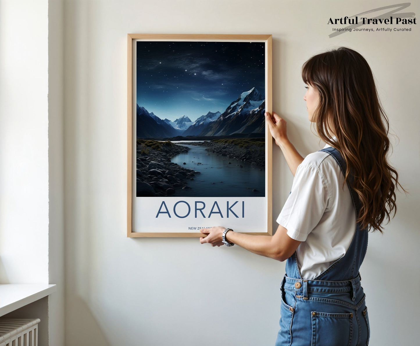 Mount Aoraki Poster - New Zealand Wall Art