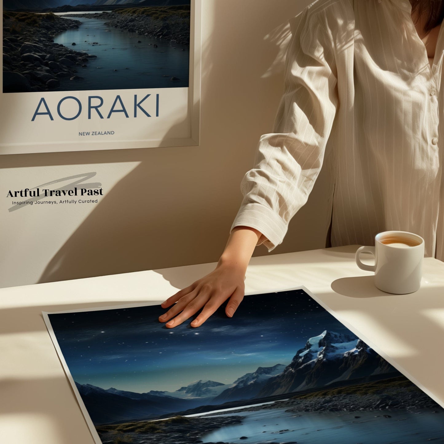Mount Aoraki Poster - New Zealand Wall Art