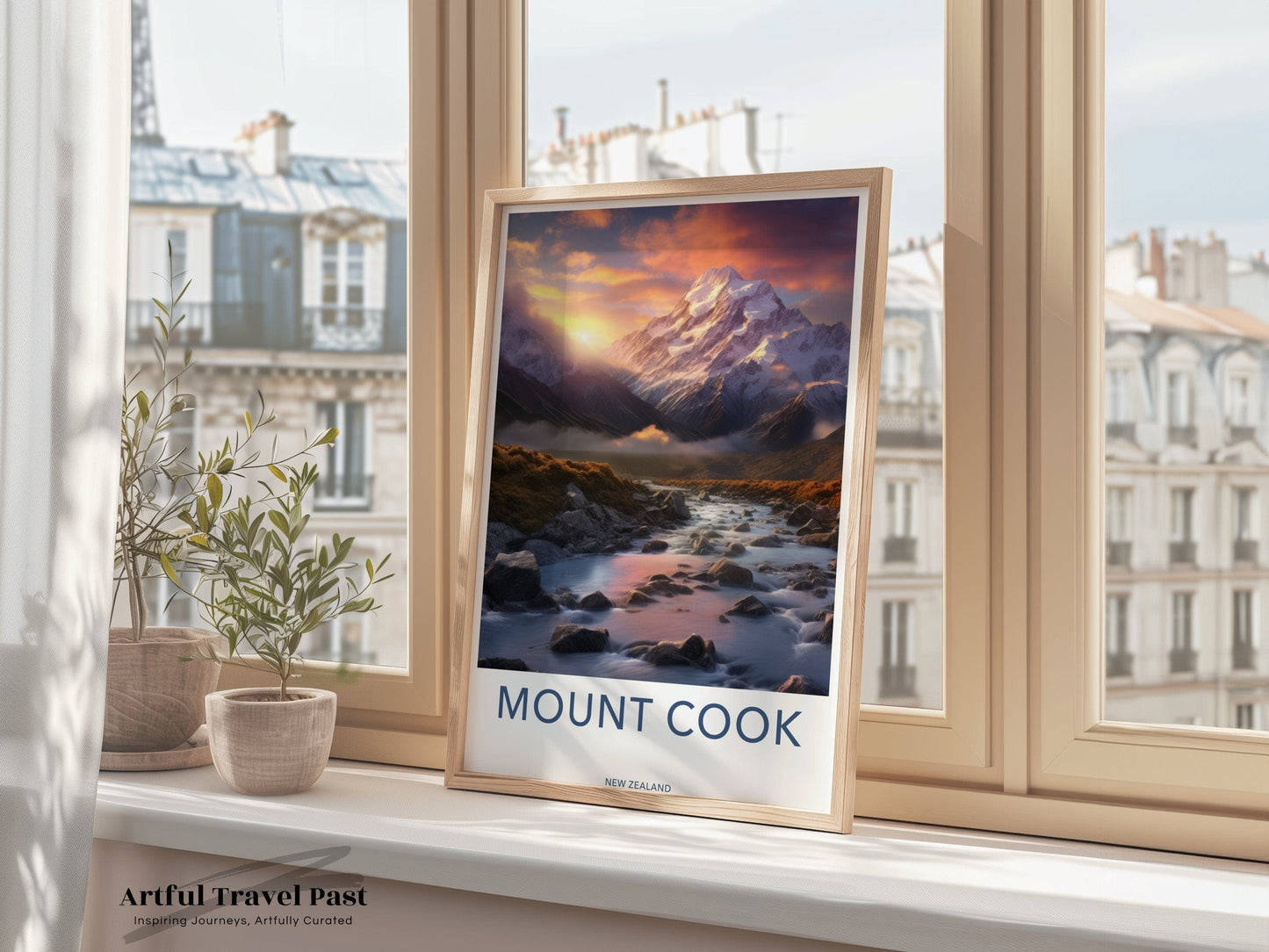 Mount Cook Poster - New Zealand Wall Art