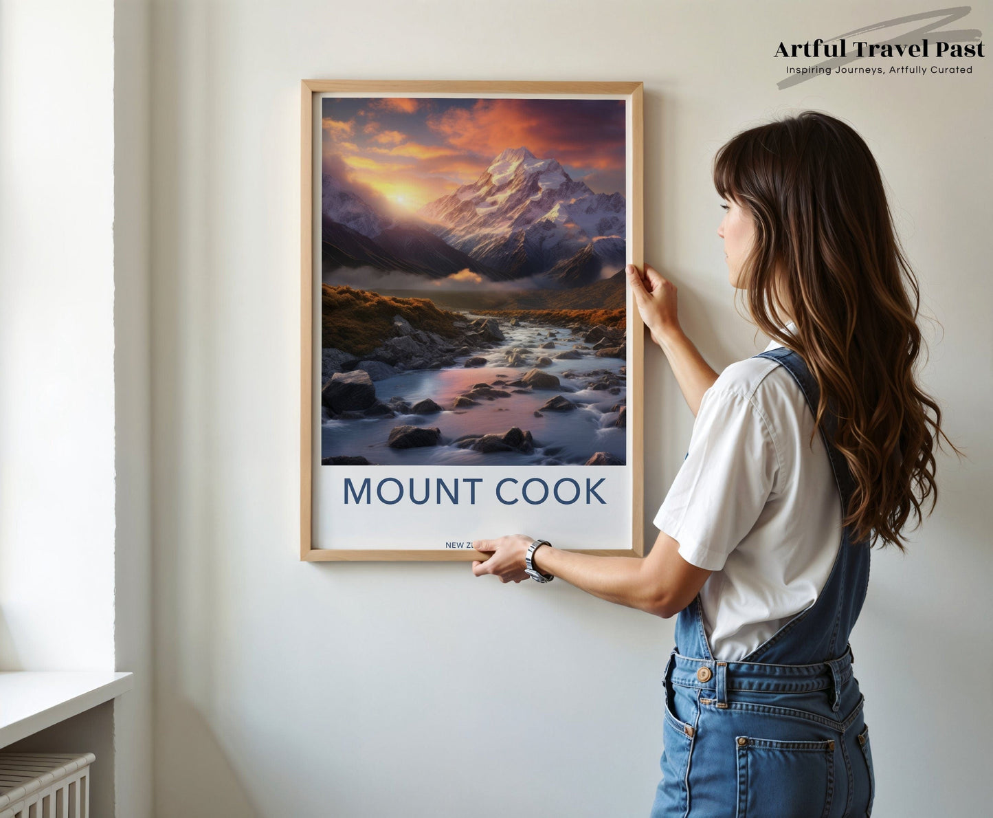 Mount Cook Poster - New Zealand Wall Art