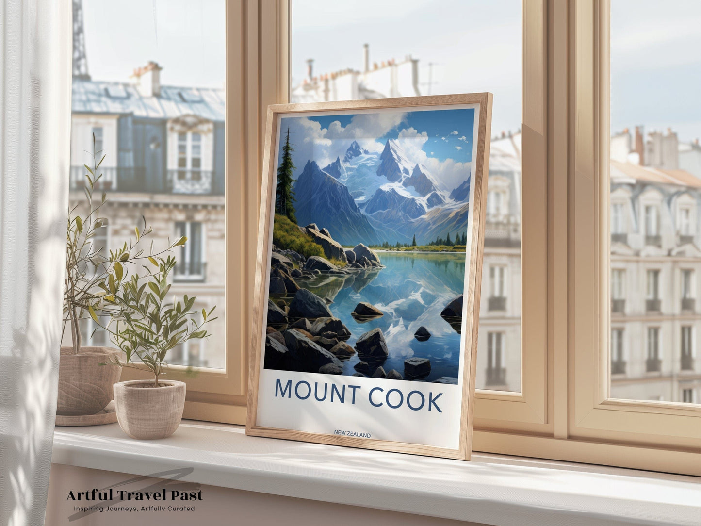 Mount Cook Poster - New Zealand Wall Art