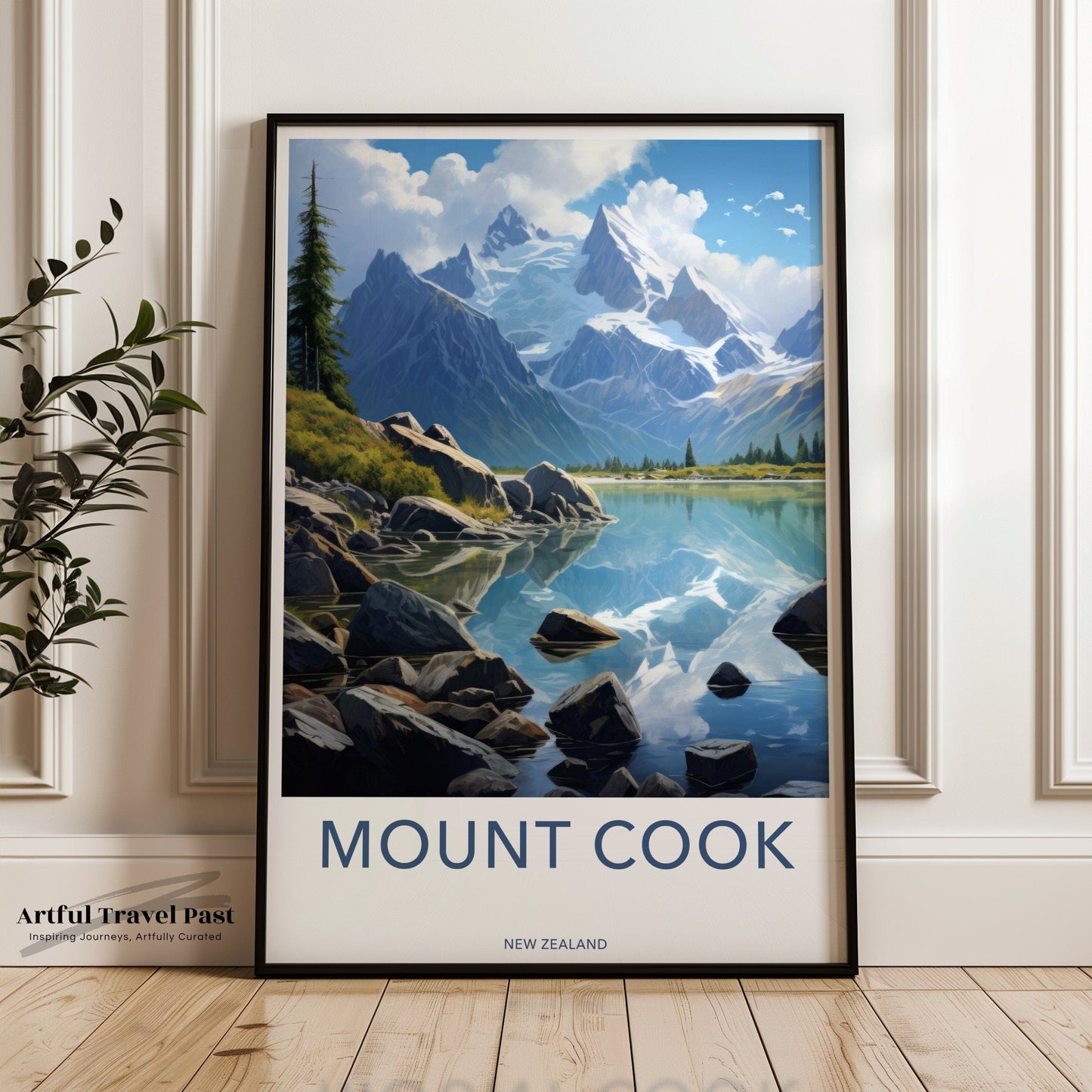 Mount Cook Poster - New Zealand Wall Art