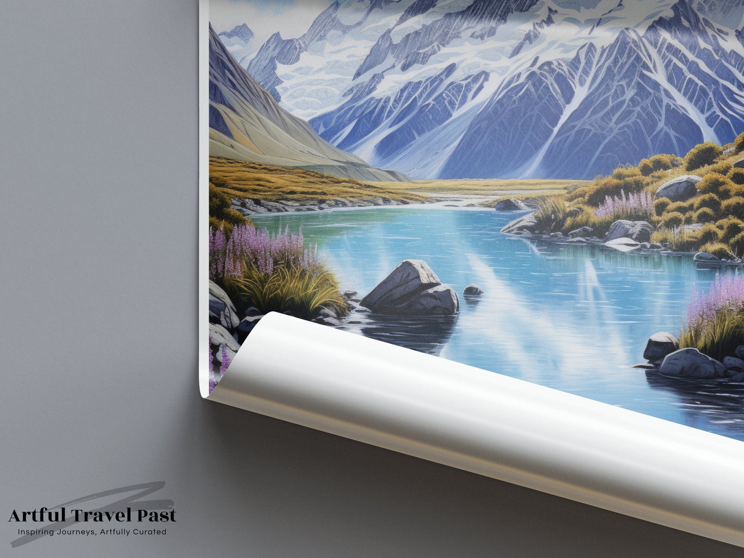 Mount Cook Poster - New Zealand Wall Art