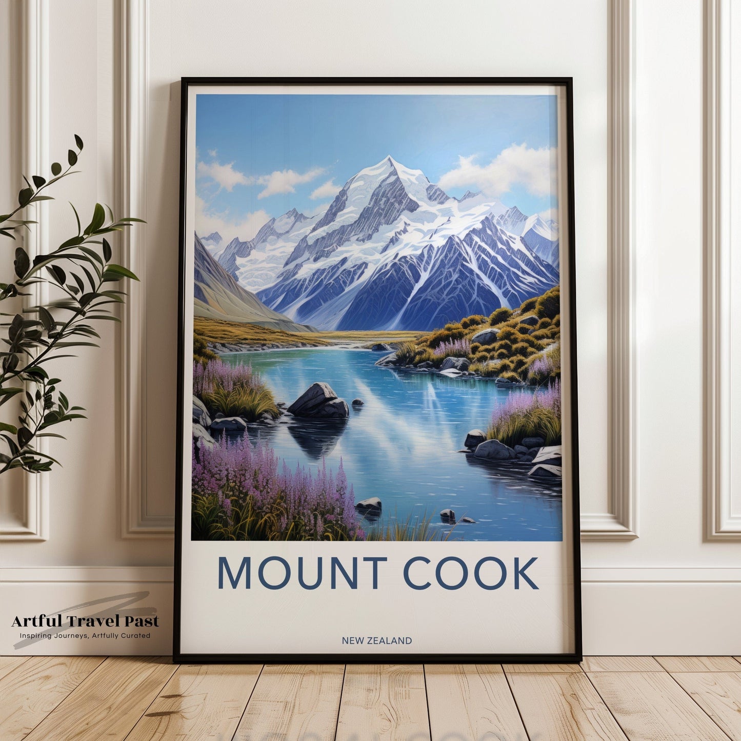 Mount Cook Poster - New Zealand Wall Art