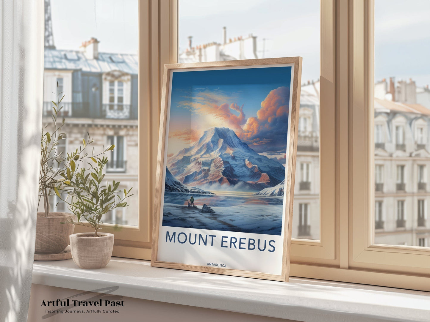 Mount Erebus Poster | Antarctica | Artic Wall Art