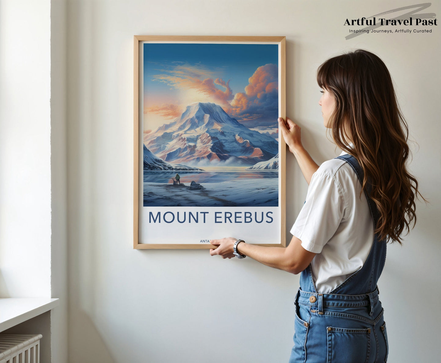 Mount Erebus Poster | Antarctica | Artic Wall Art