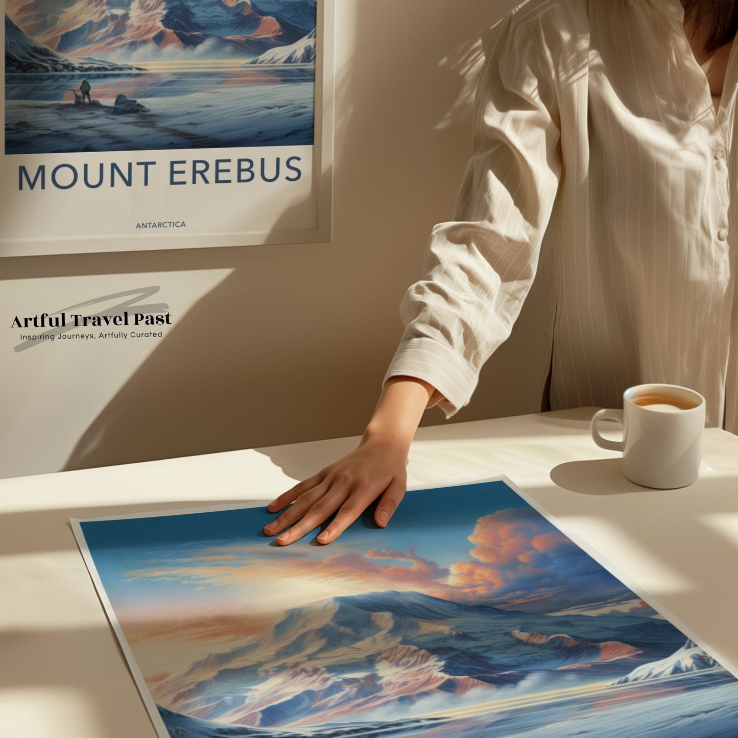 Mount Erebus Poster | Antarctica | Artic Wall Art