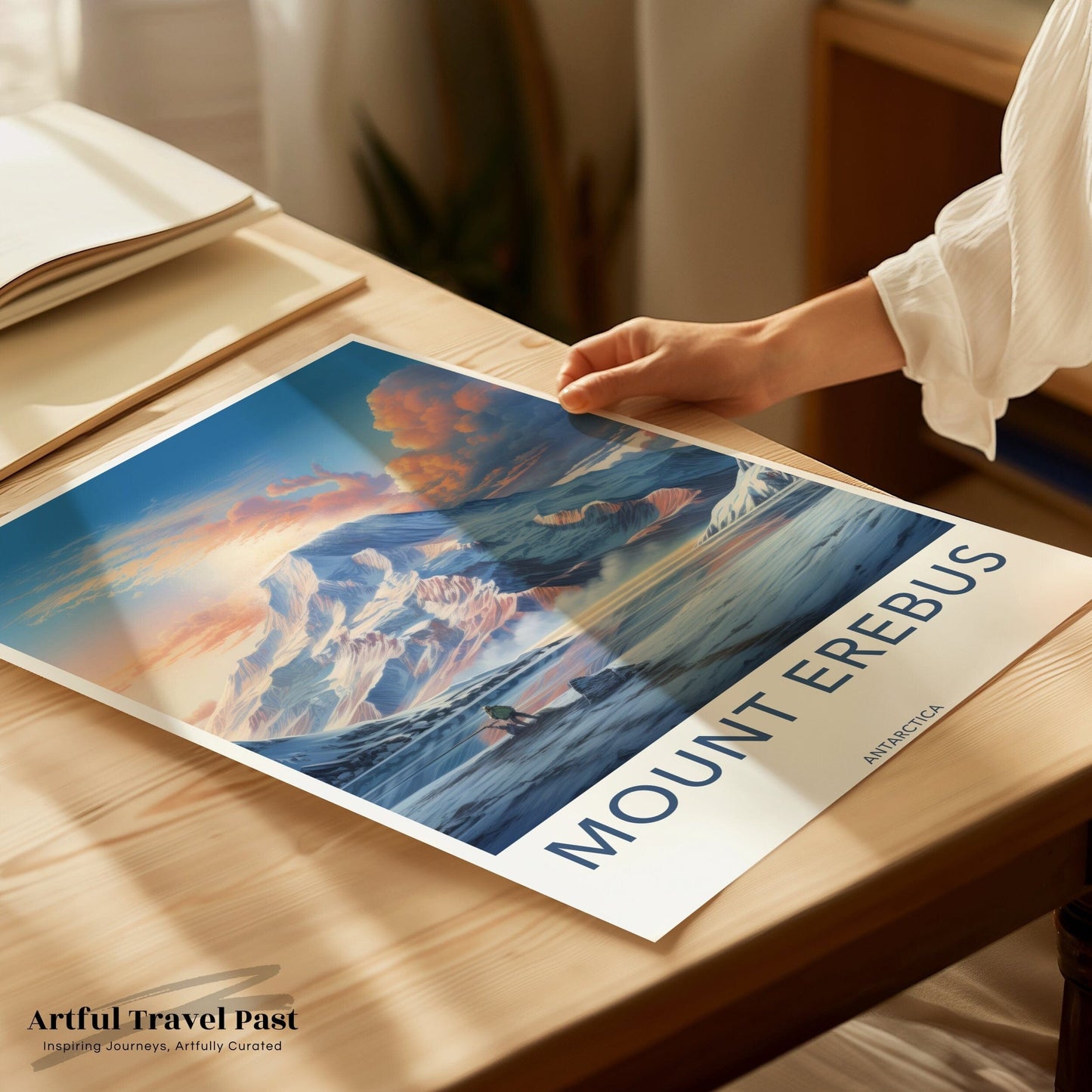 Mount Erebus Poster | Antarctica | Artic Wall Art