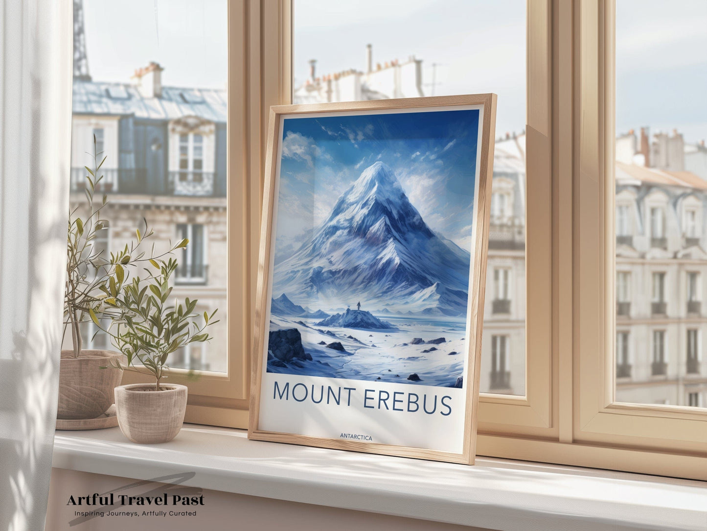 Mount Erebus Poster | Antarctica | Artic Wall Art
