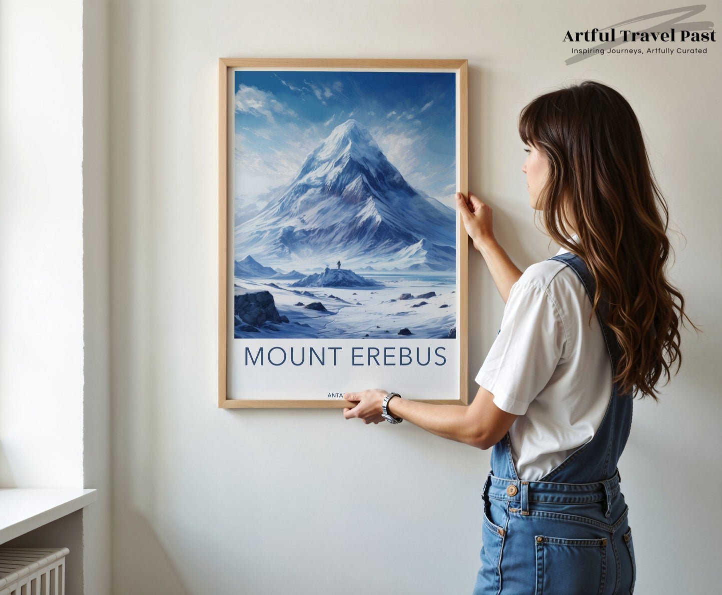 Mount Erebus Poster | Antarctica | Artic Wall Art