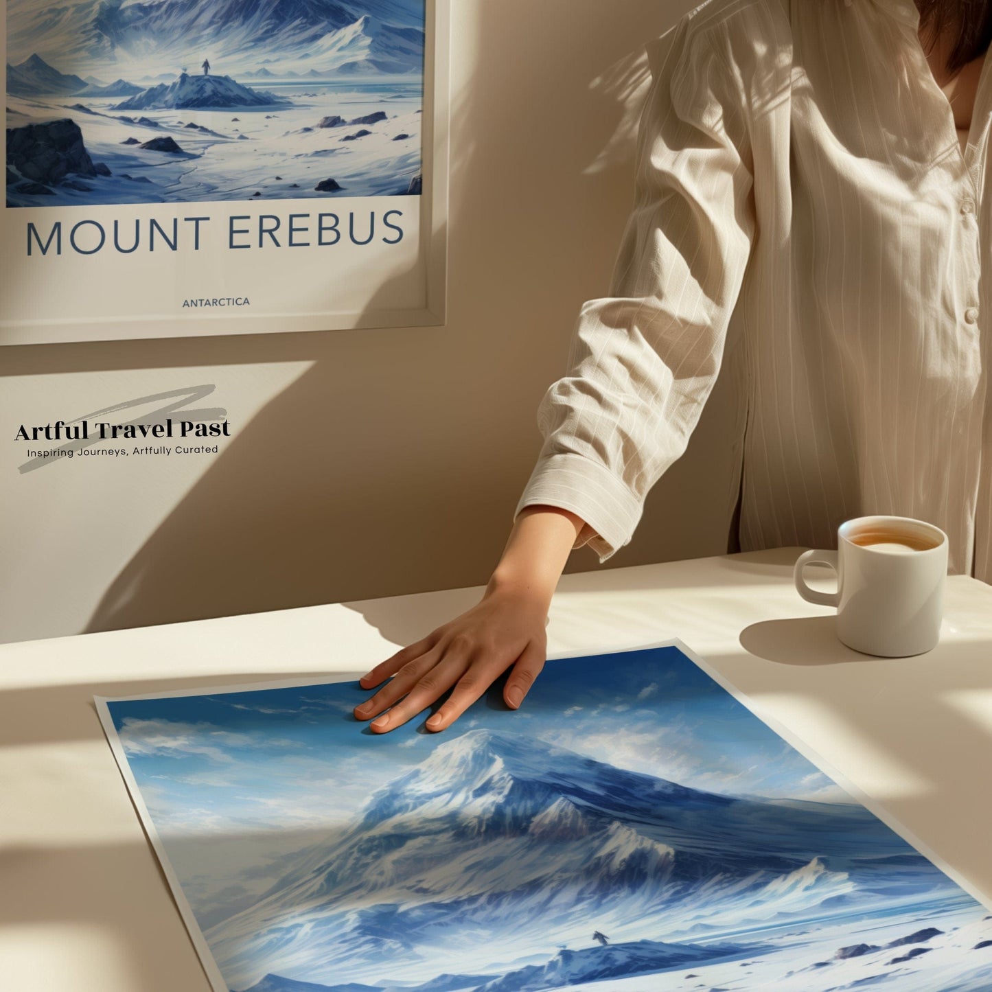 Mount Erebus Poster | Antarctica | Artic Wall Art