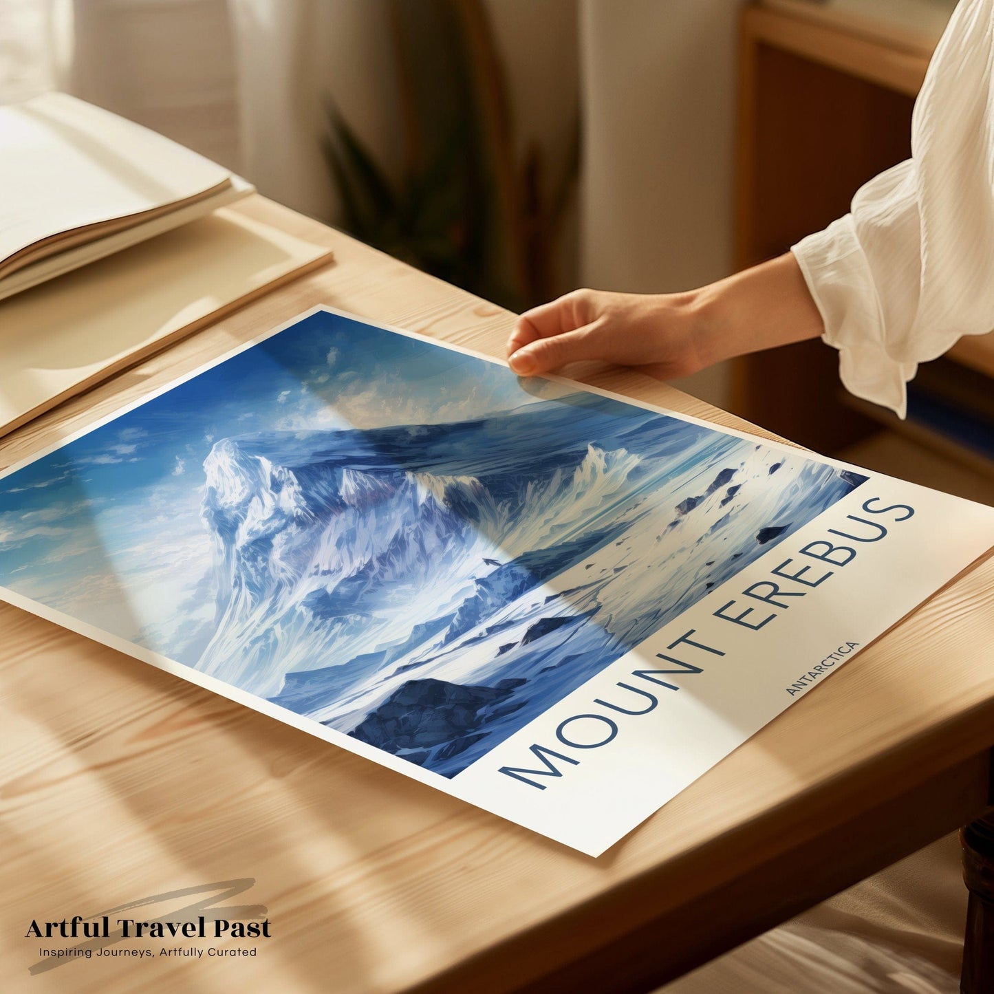 Mount Erebus Poster | Antarctica | Artic Wall Art