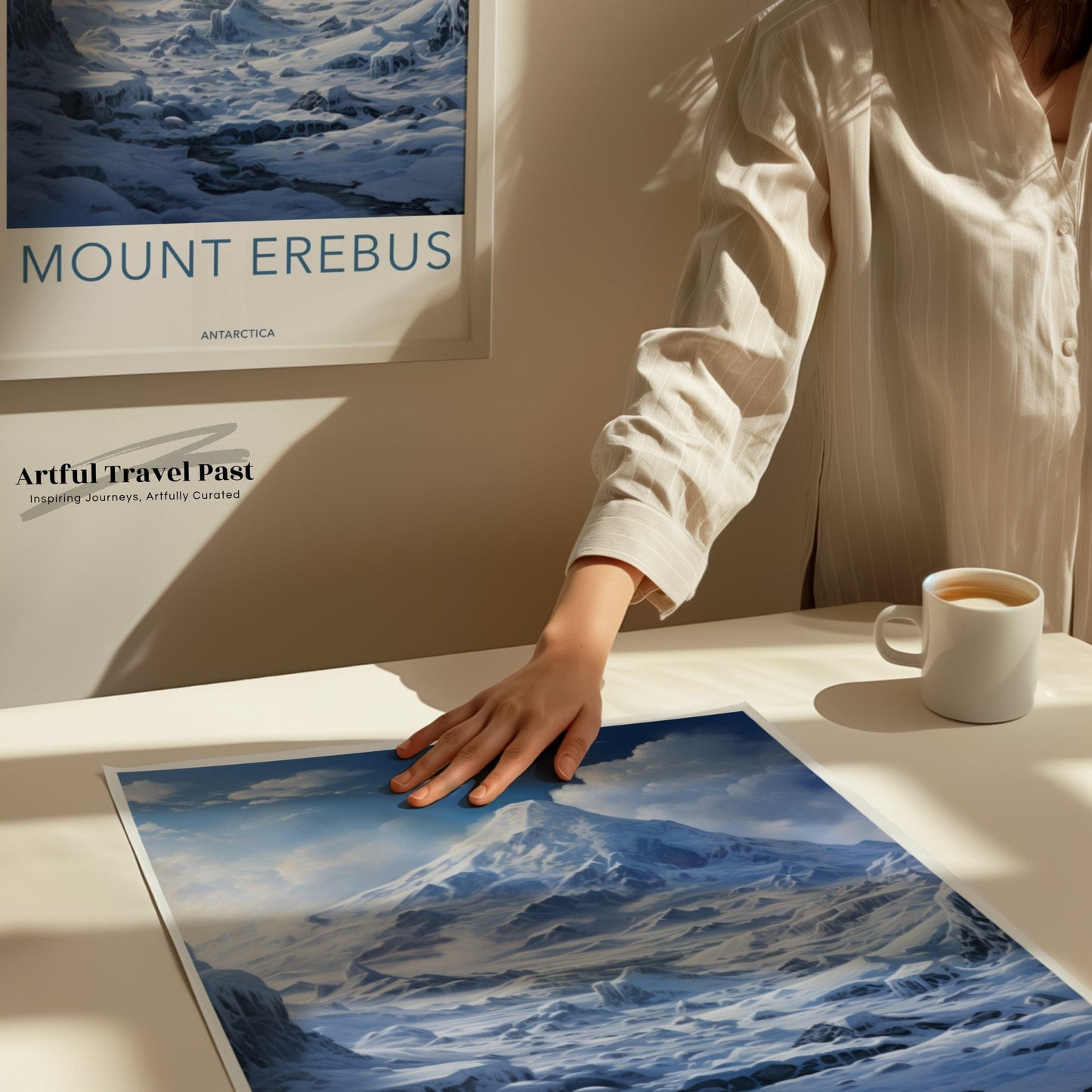 Mount Erebus Poster - Antarctica Wall Art