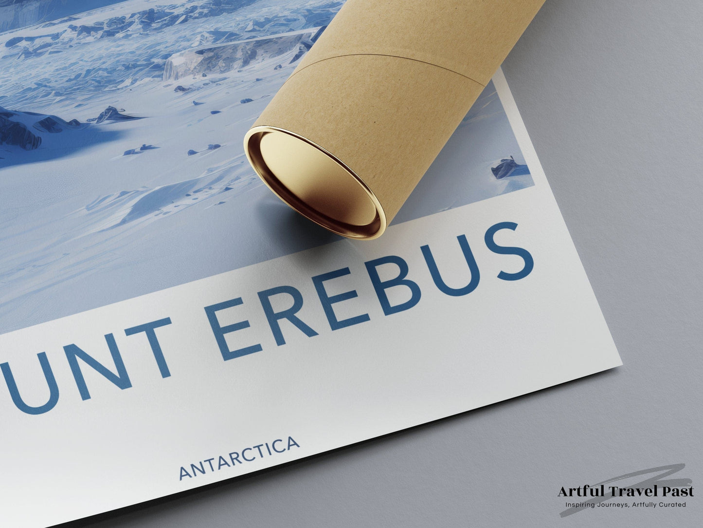 Mount Erebus Poster | Artic Volcano | Antarctica Wall Art