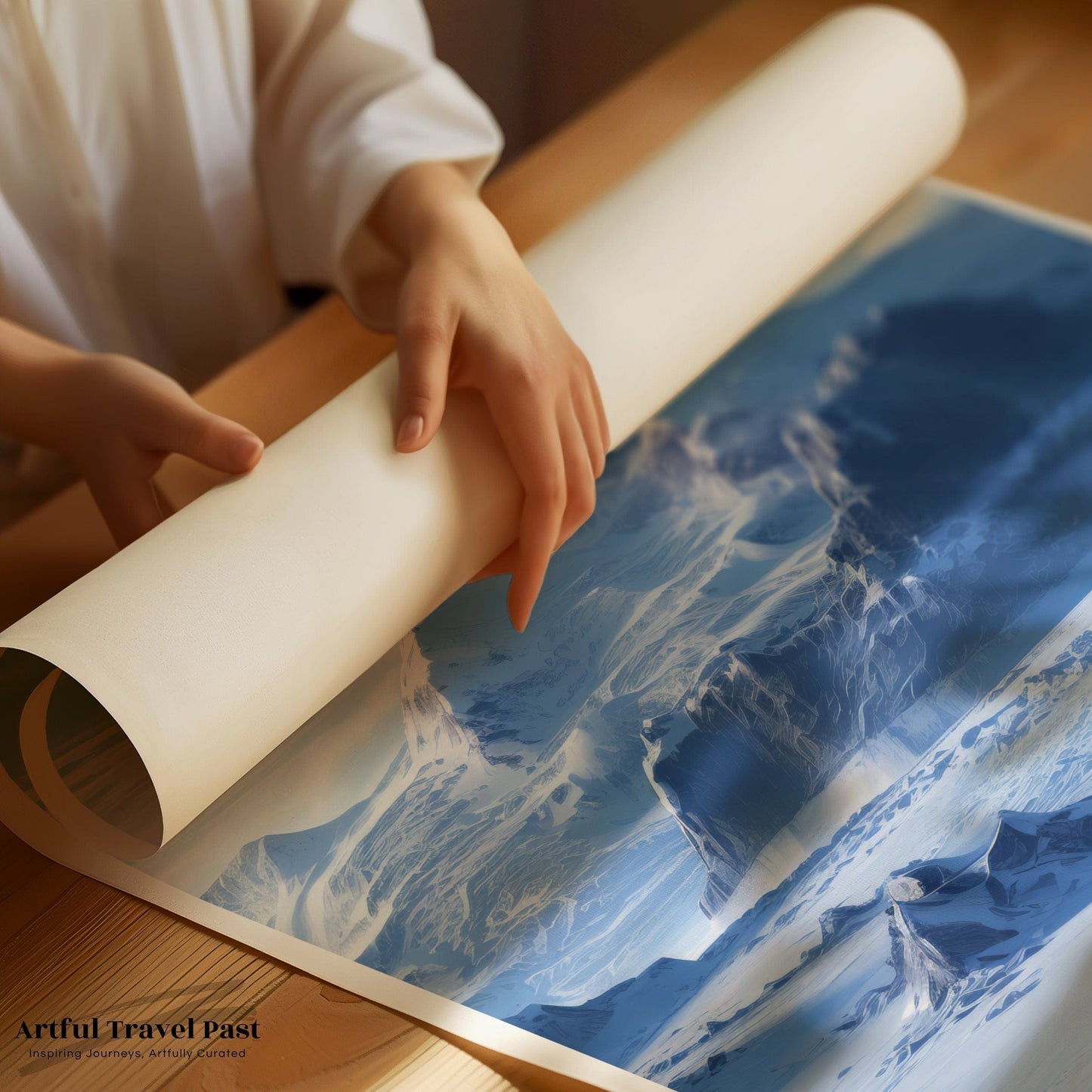Mount Erebus Poster | Artic Volcano | Antarctica Wall Art