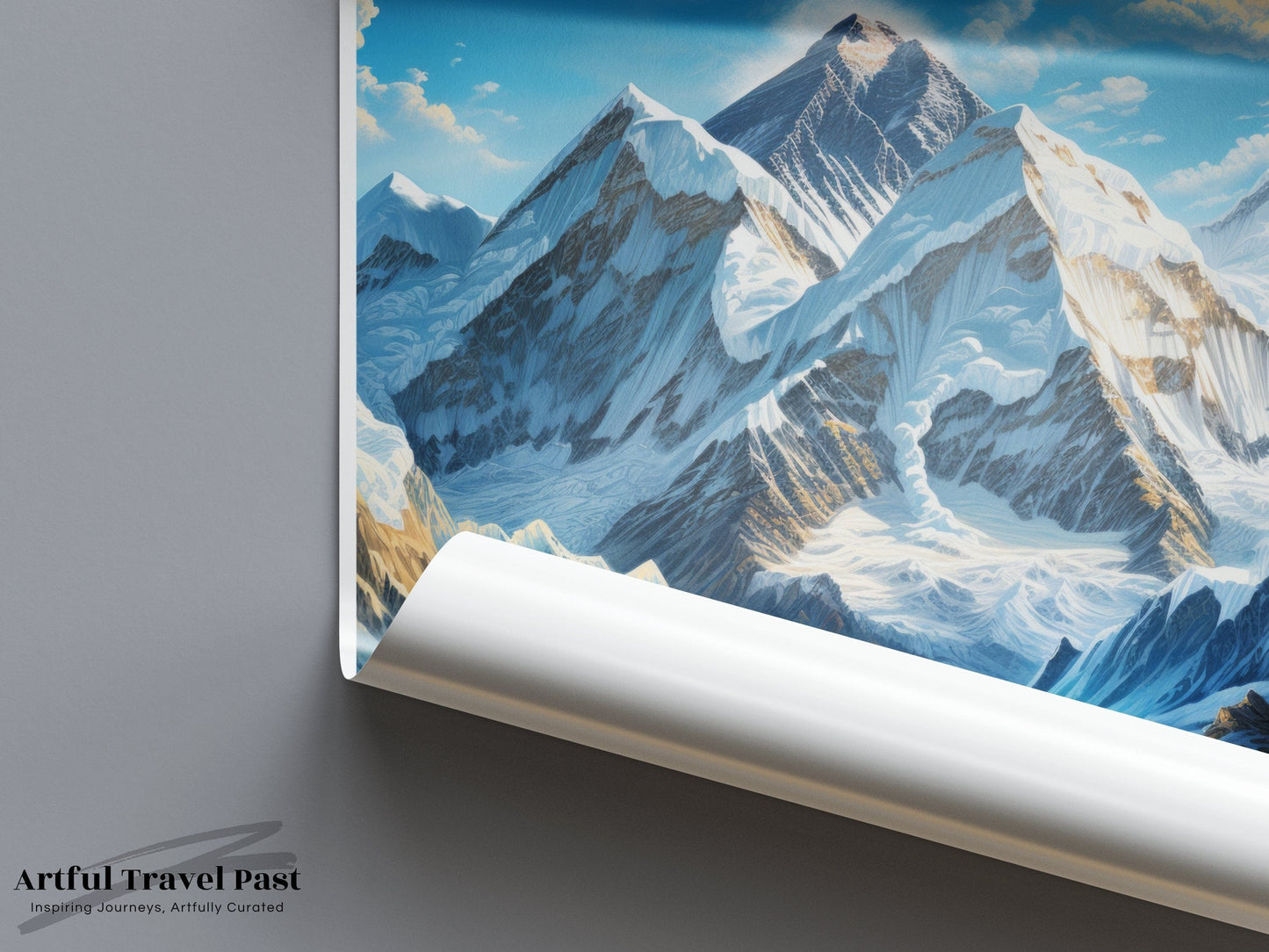 Mount Everest Poster - Nepal Wall Art