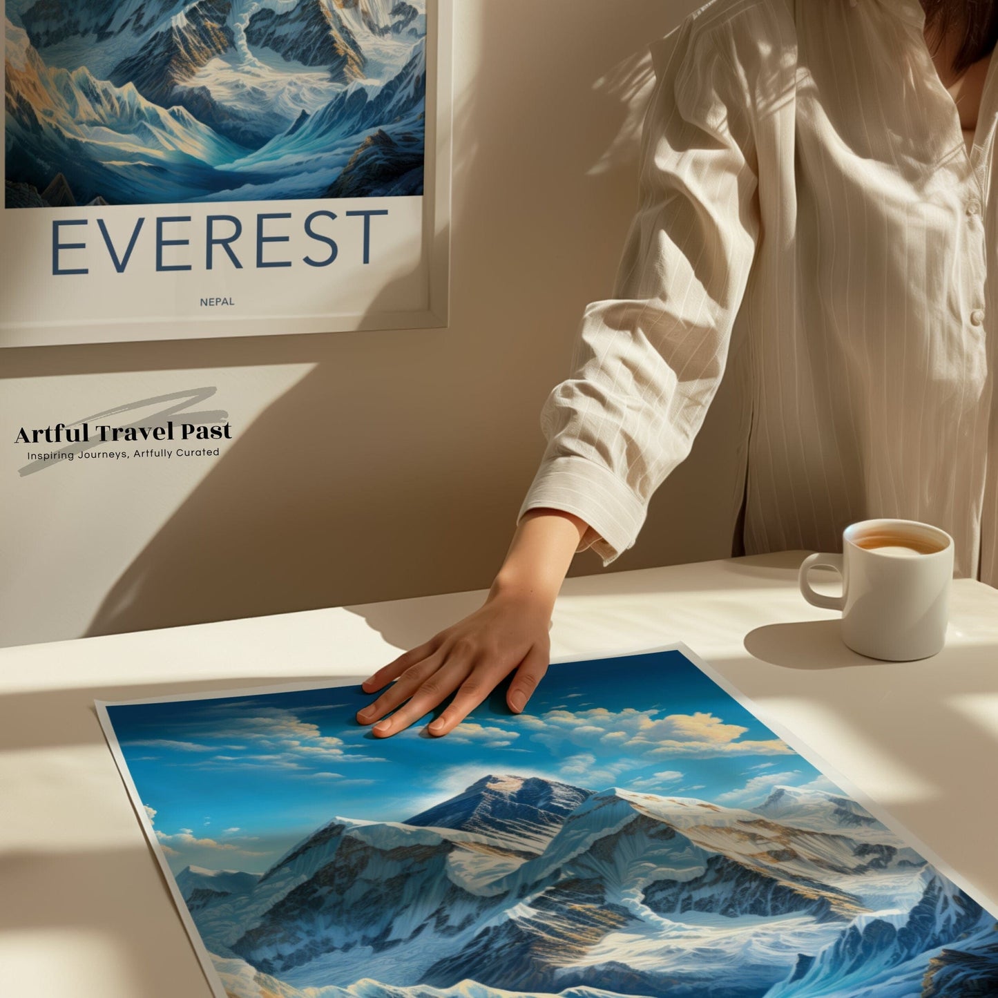 Mount Everest Poster - Nepal Wall Art