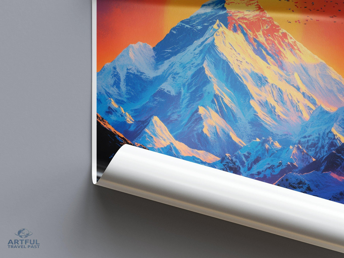Mount Everest Poster - Tibet Wall Art