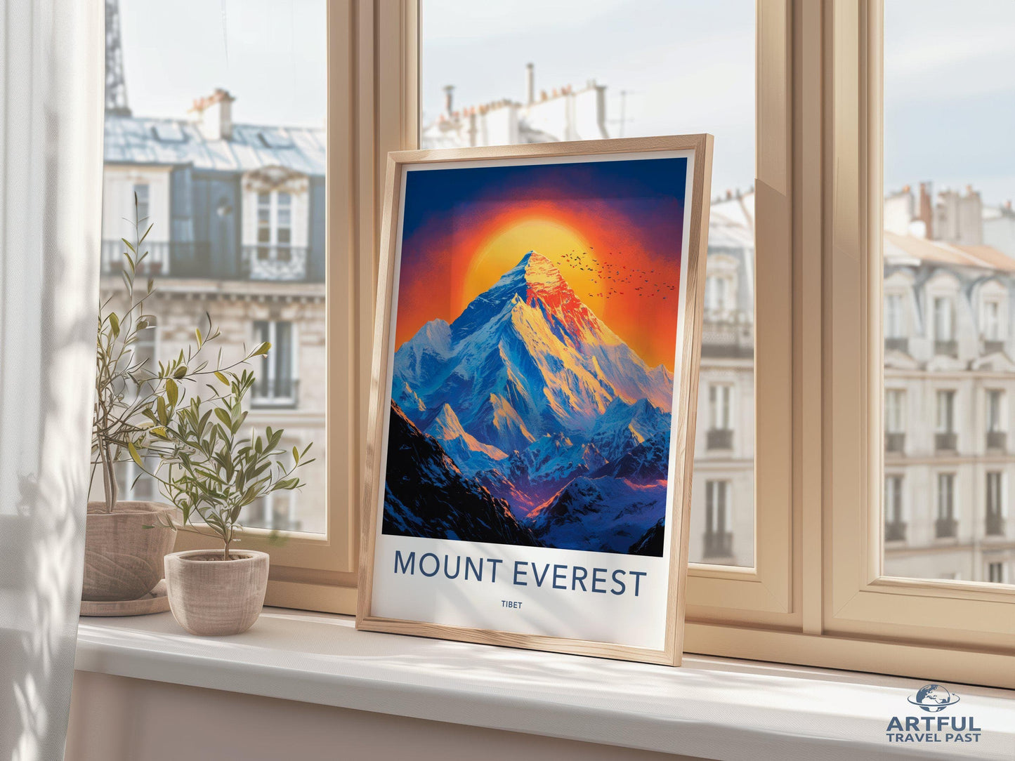 Mount Everest Poster - Tibet Wall Art