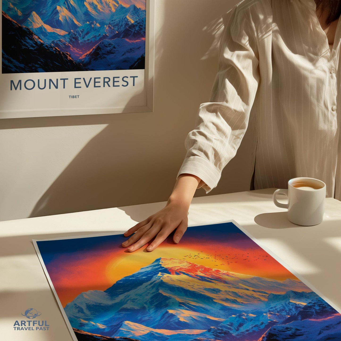 Mount Everest Poster - Tibet Wall Art