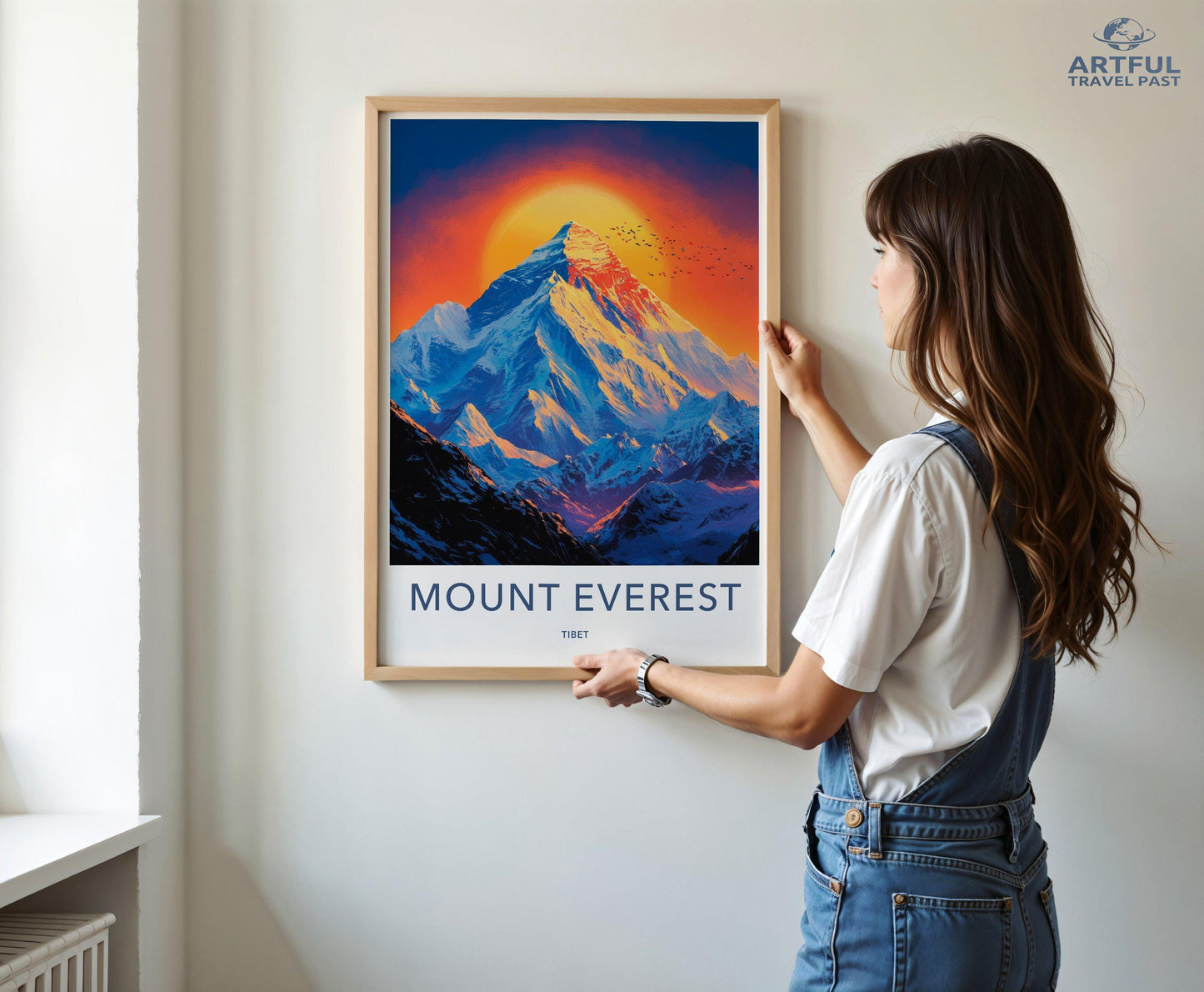 Mount Everest Poster - Tibet Wall Art