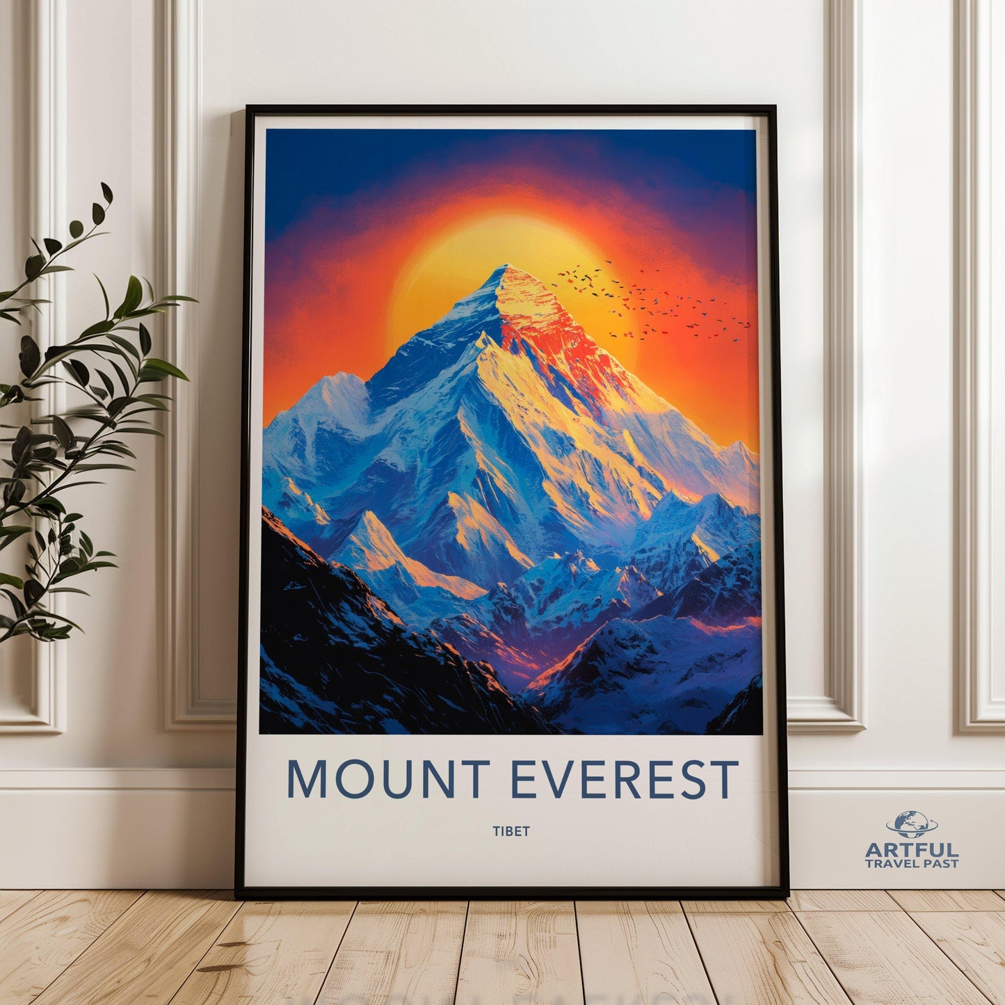 Mount Everest Poster - Tibet Wall Art