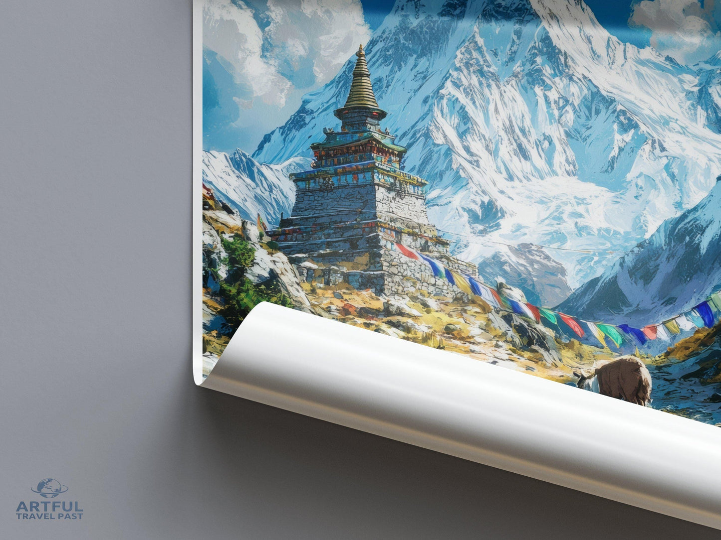 Mount Everest Poster - Tibet Wall Art