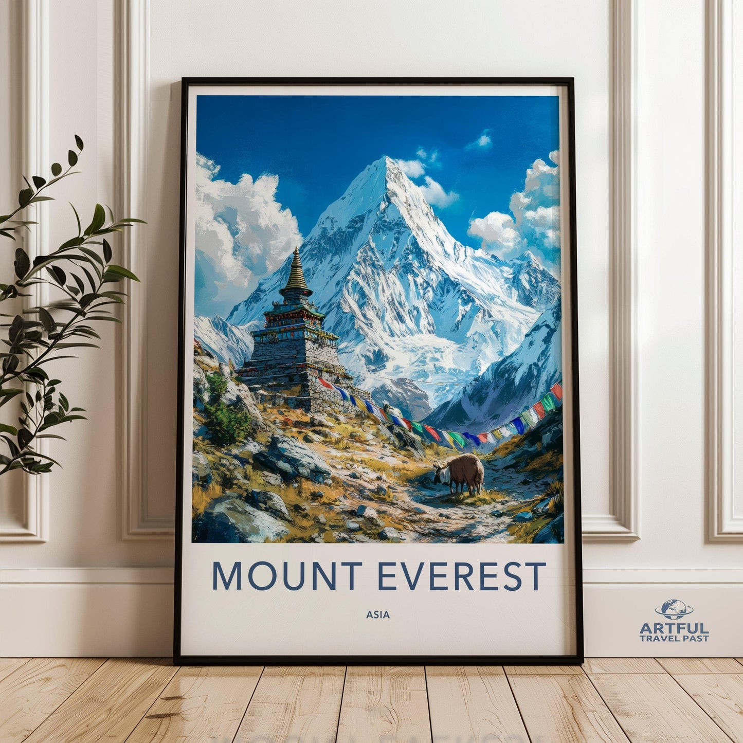 Mount Everest Poster - Tibet Wall Art