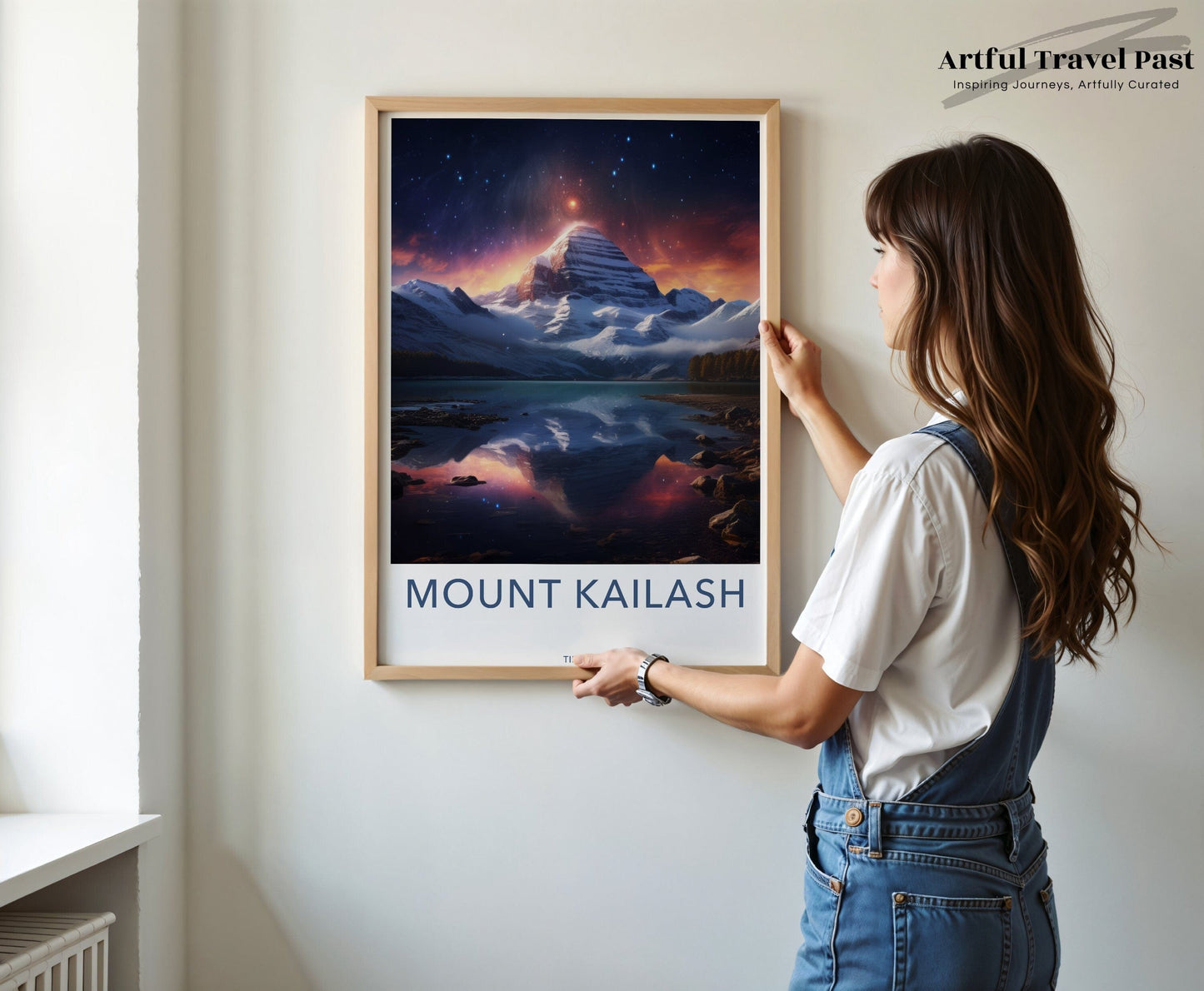 Mount Kailash Poster | Tibet Wall Art | South Asia Decor